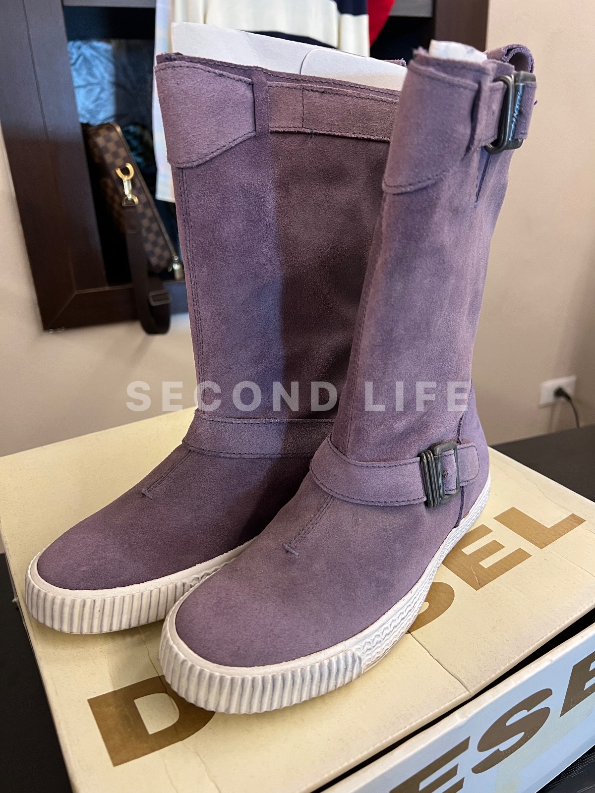 Scarpe Diesel Hanna W in pelle, foto 4