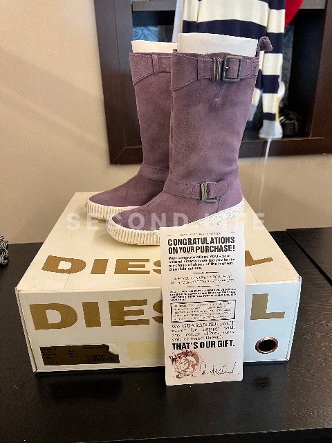 Scarpe Diesel Hanna W in camoscio
