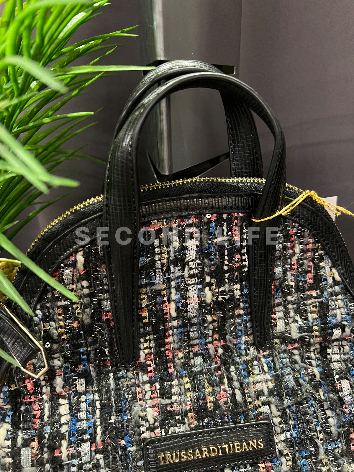 Borsa a mano Trussardi Jeans in tessuto bouclé, foto 3