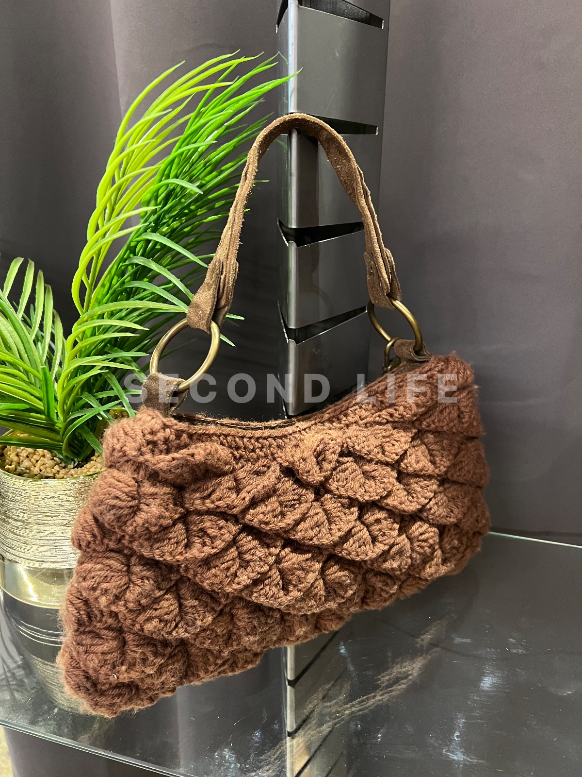 Borsa Liu Jo in lana e pelle, foto 5