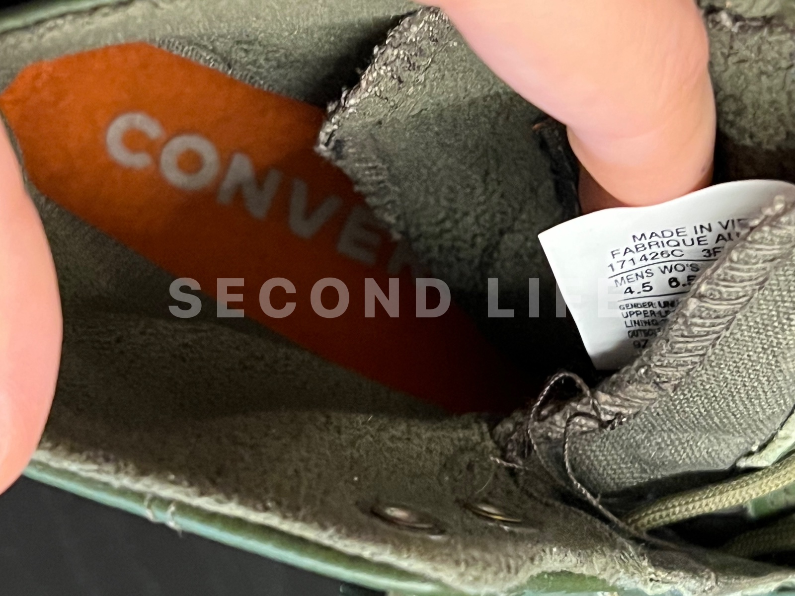 Scarpe Converse in pelle, foto 5