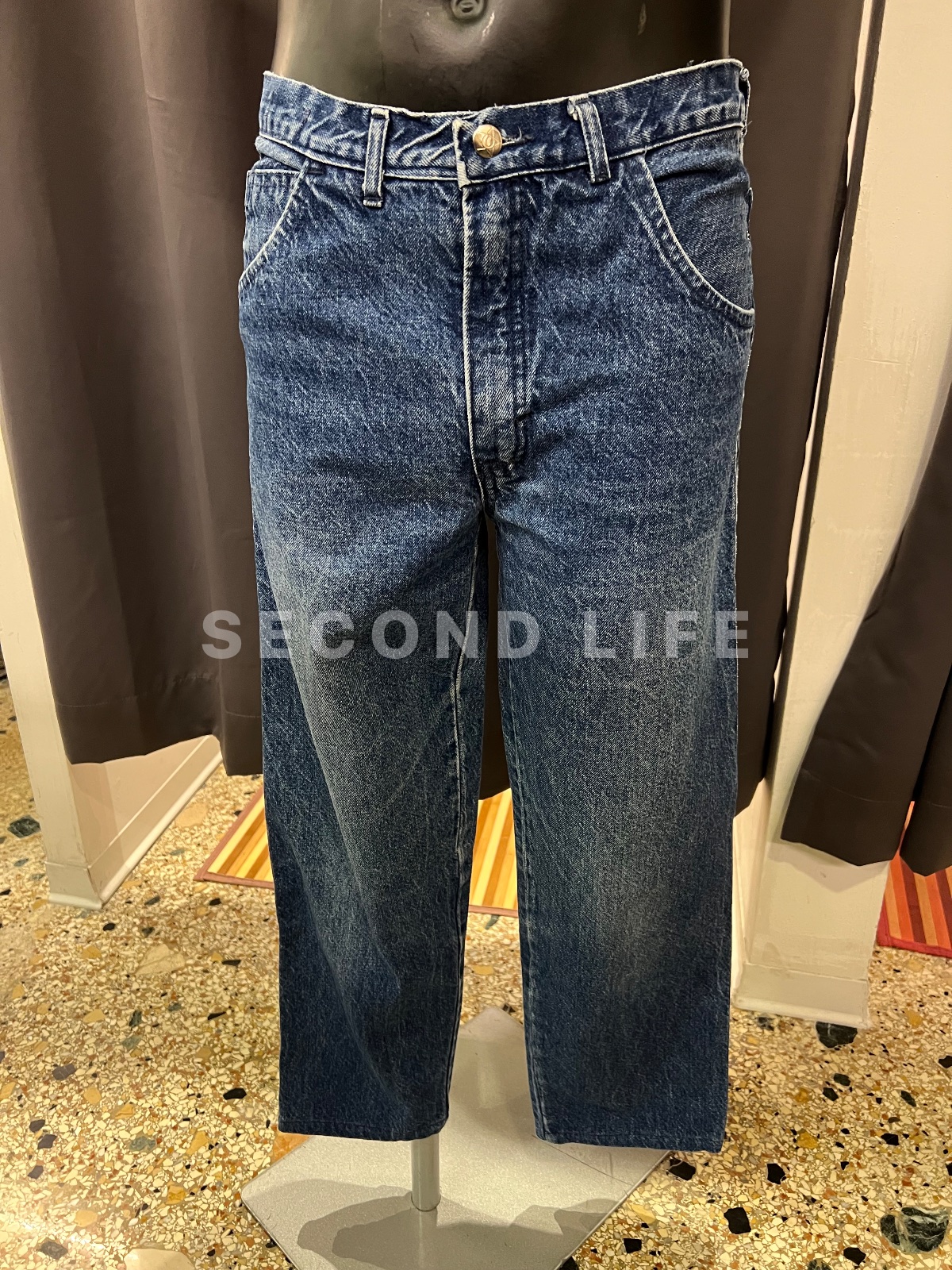 Pantaloni Enricocoveri in denim, foto 5