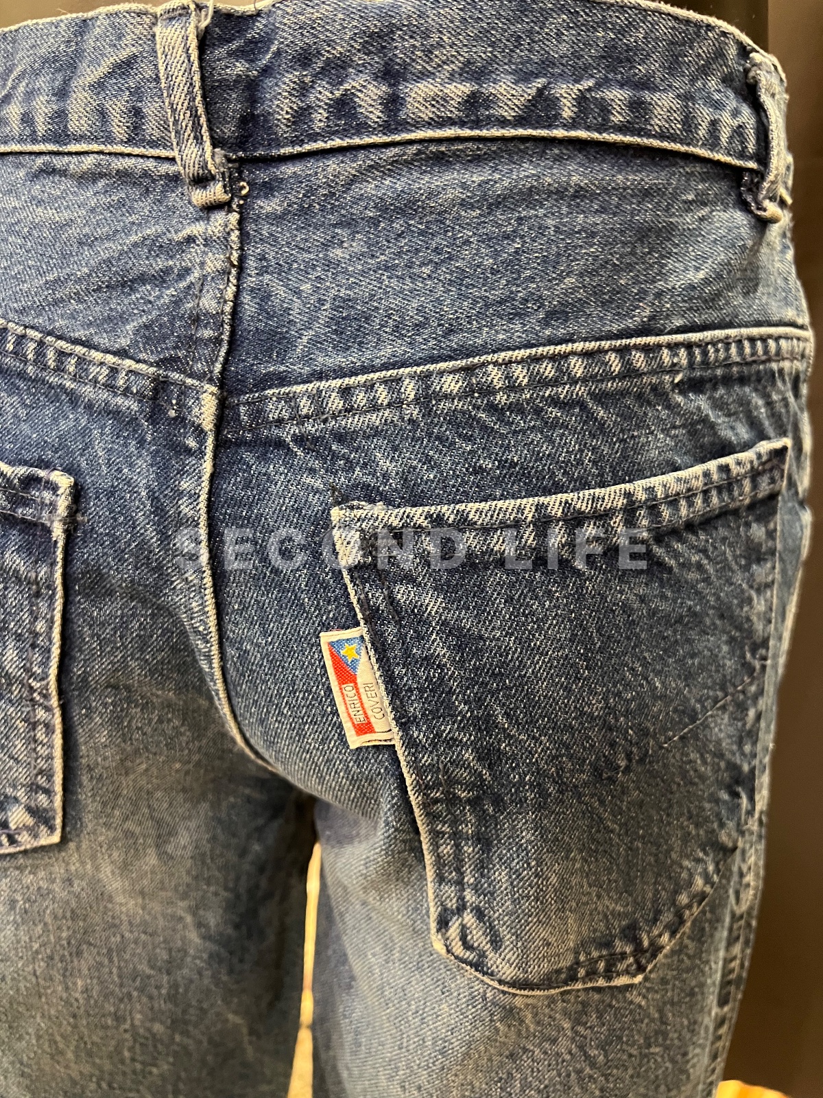 Pantaloni Enricocoveri in denim, foto 3