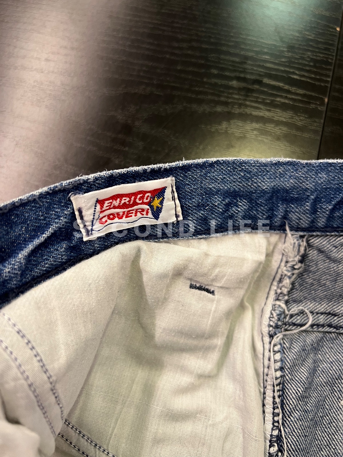 Pantaloni Enricocoveri in denim, foto 4