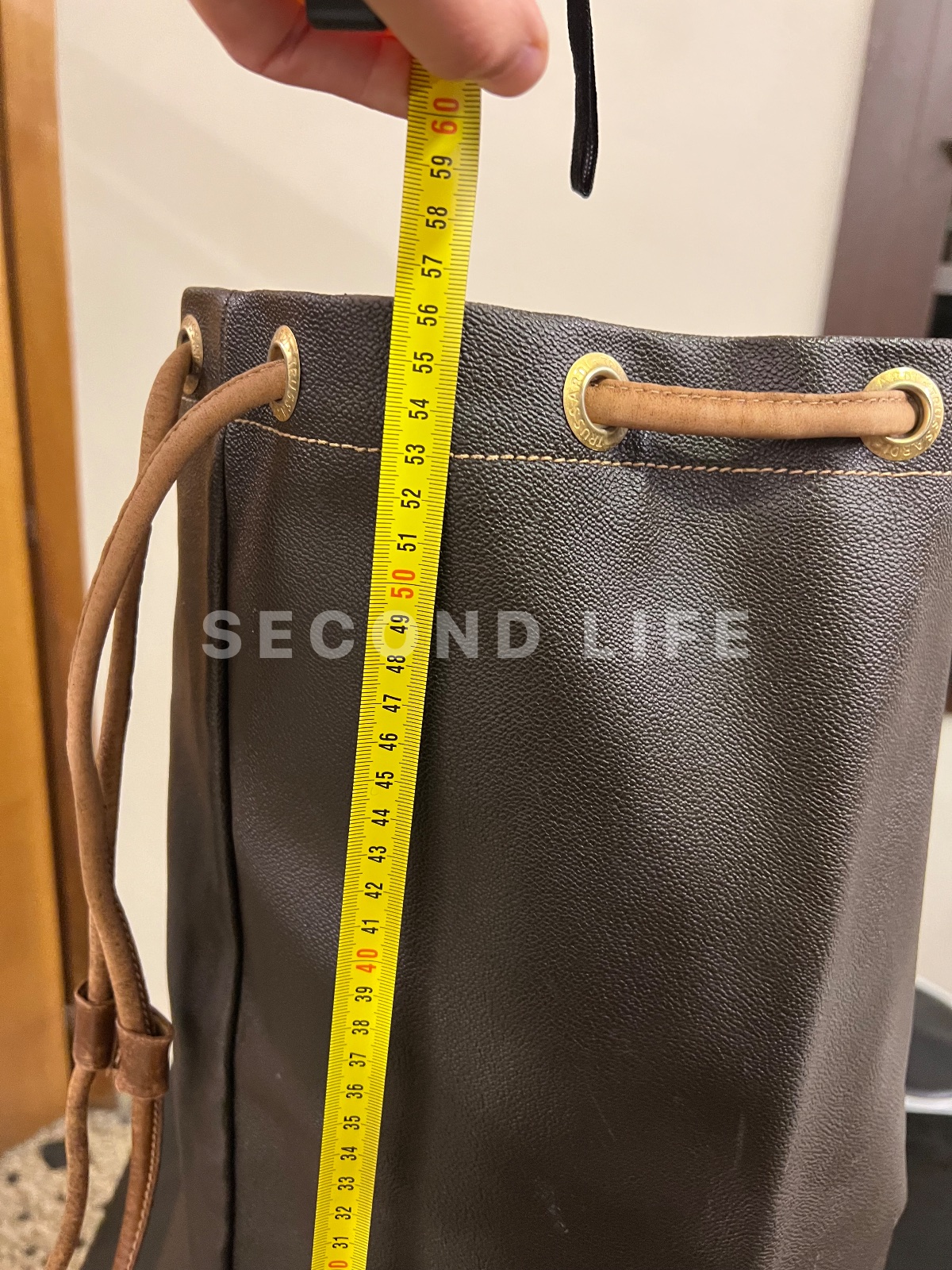 Borsa Trussardi Secchiello in pelle, foto 11