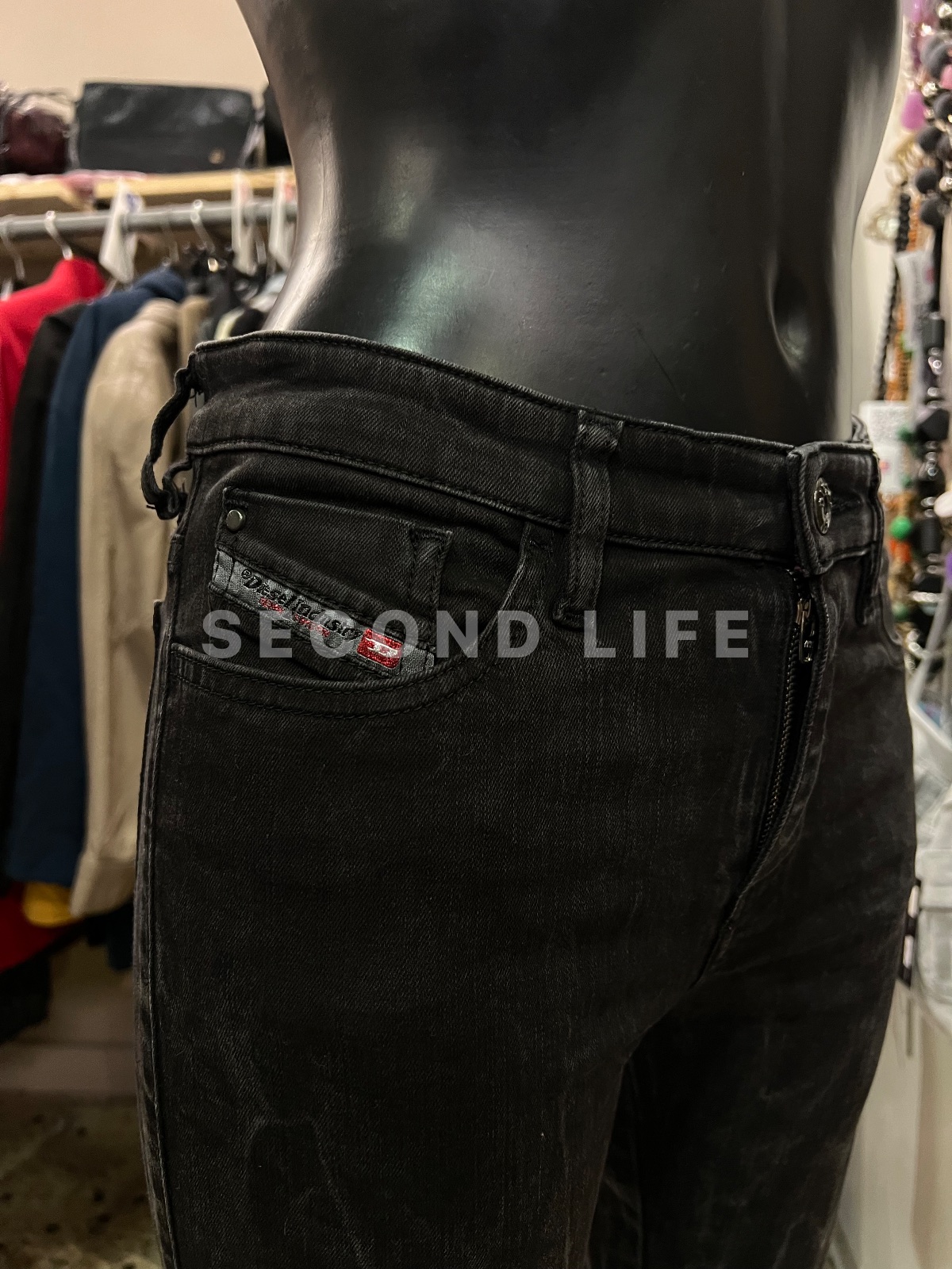 Jeans Diesel Skinzee in misto cotone stretch, foto 2