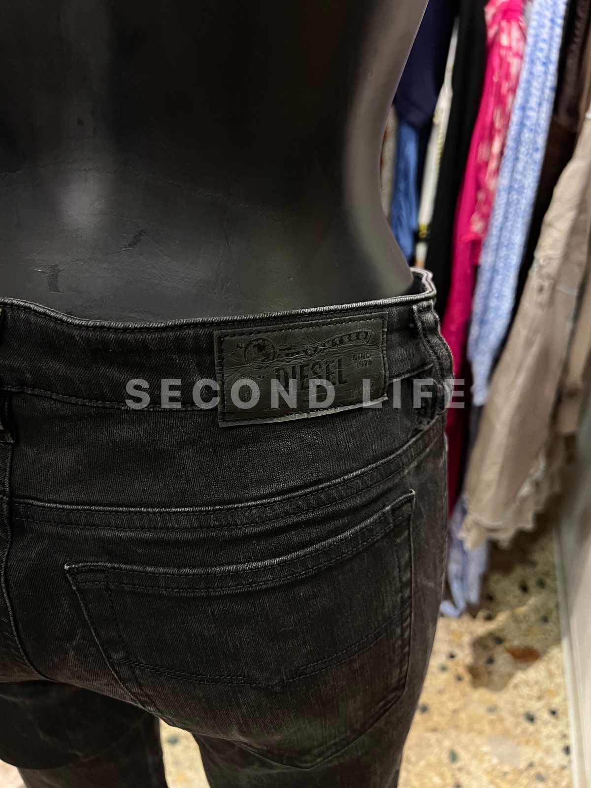 Jeans Diesel Skinzee in misto cotone stretch, foto 6