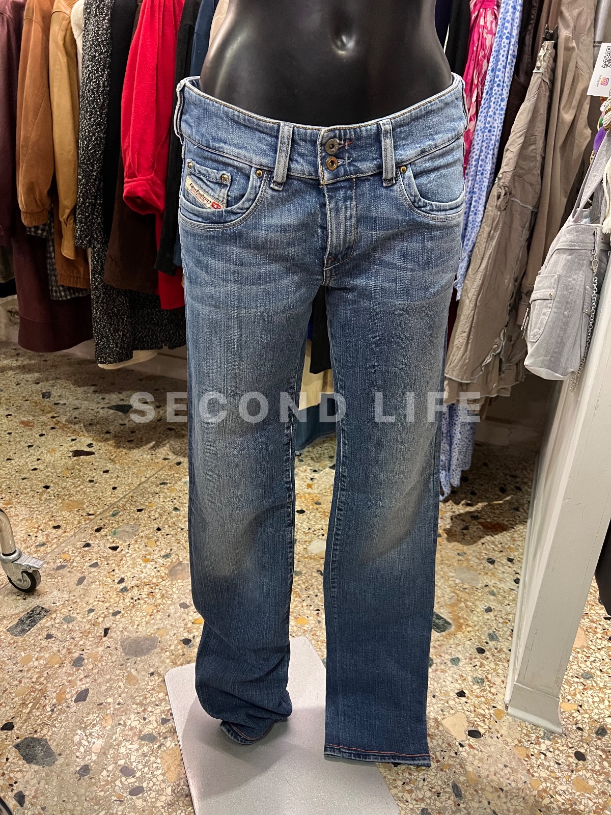 Pantaloni Jeans Diesel in misto cotone