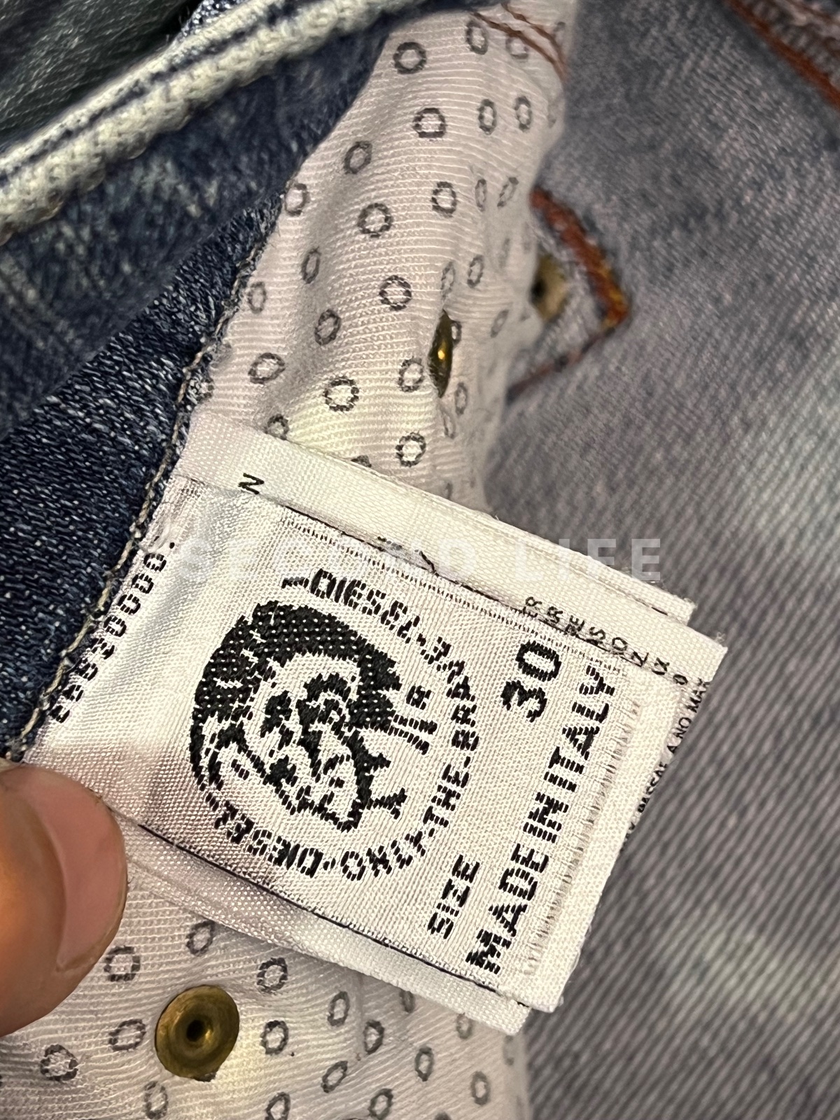 Pantaloni Jeans Diesel in misto cotone, foto 3
