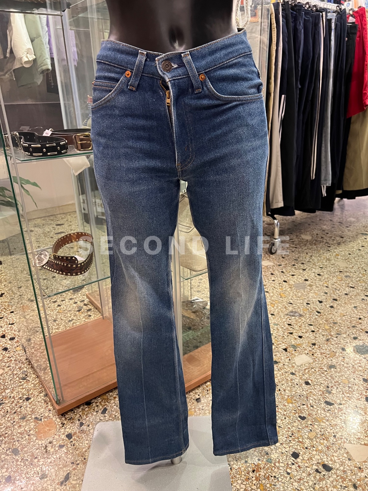 Pantaloni Levi's 417 Orange Tab in misto cotone, foto 3