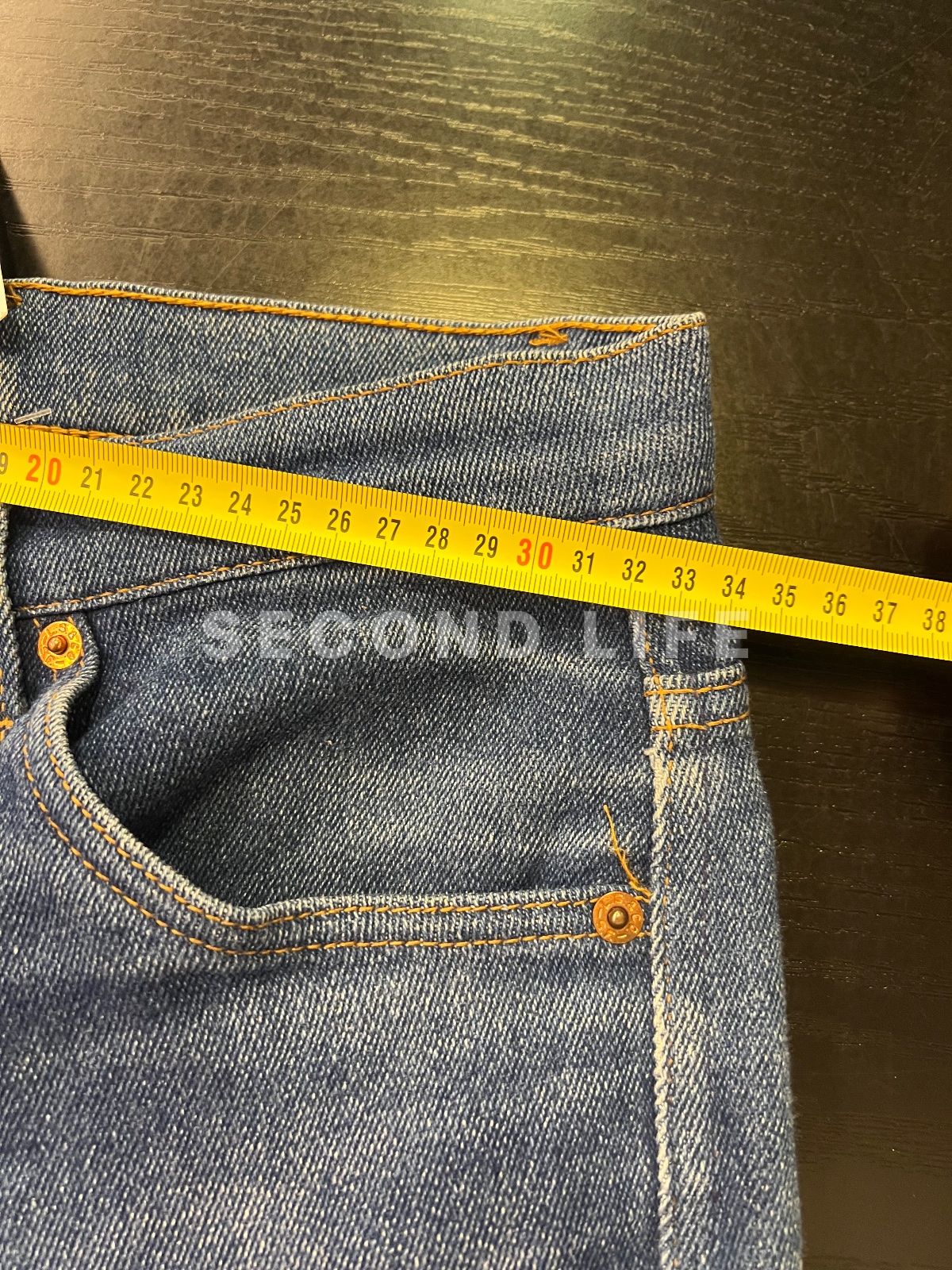Pantaloni Levi's 417 Orange Tab in misto cotone, foto 6