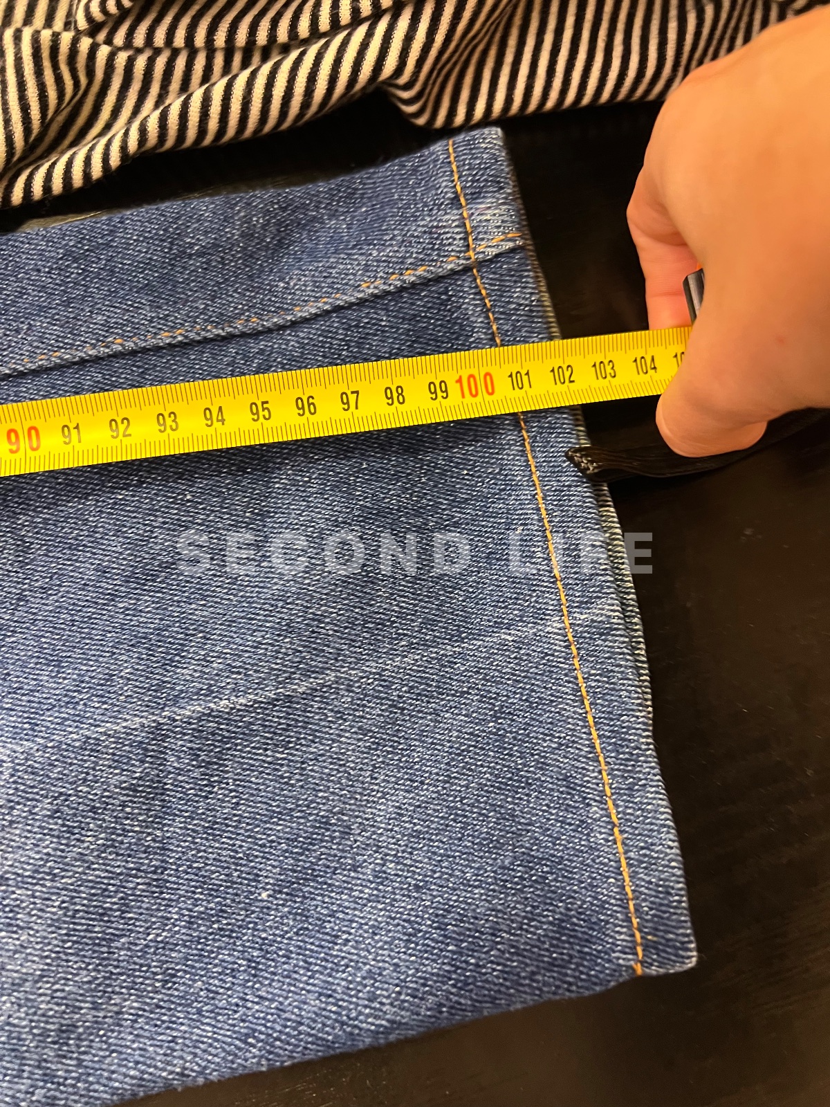 Pantaloni Levi's 417 Orange Tab in misto cotone, foto 8