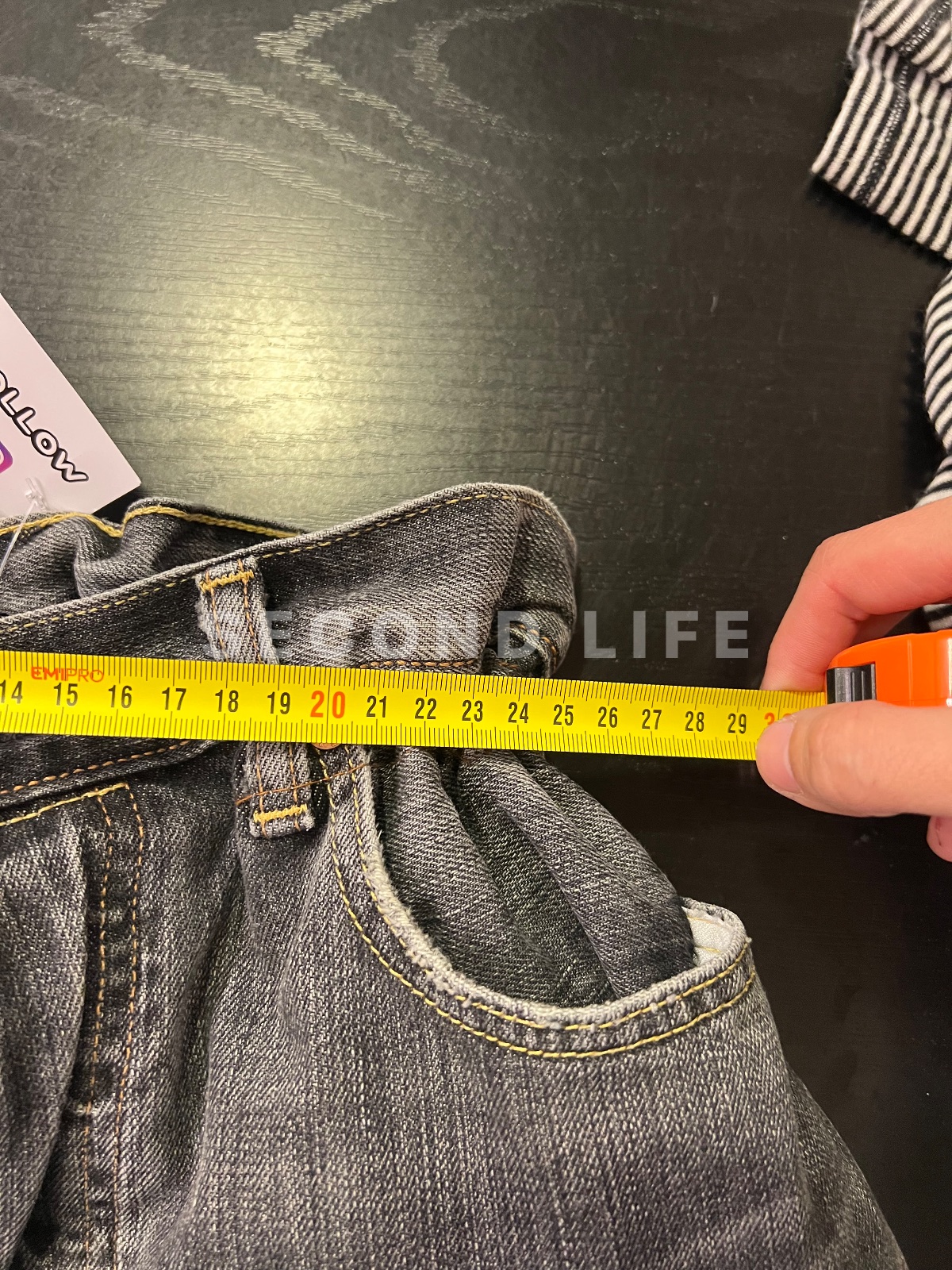 Pantaloni Levi’s Caramella in denim, foto 6
