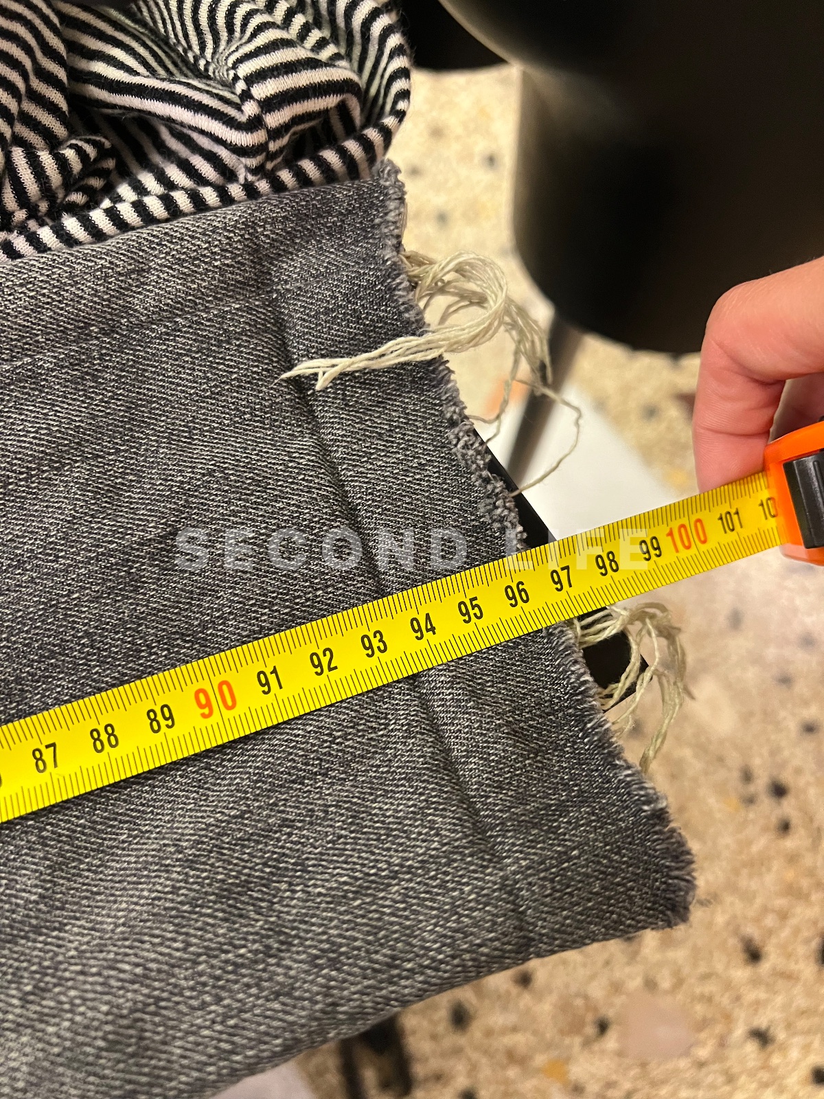 Pantaloni Levi’s Caramella in denim, foto 7