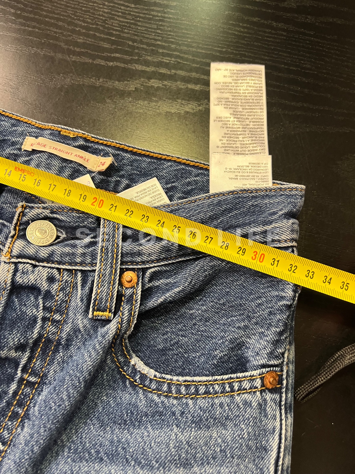 Jeans Levi's Ribcage Straight Ankle, foto 7