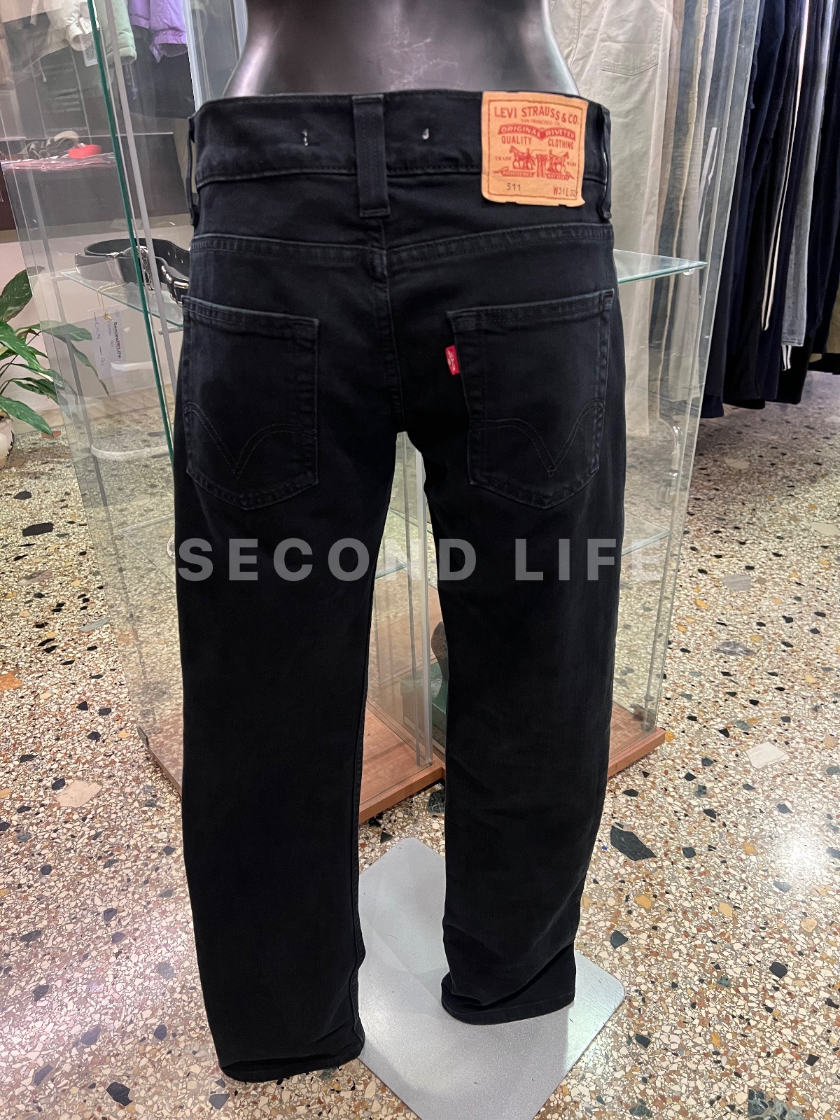 Jeans Levi's 511 Slim in misto cotone (L donna)