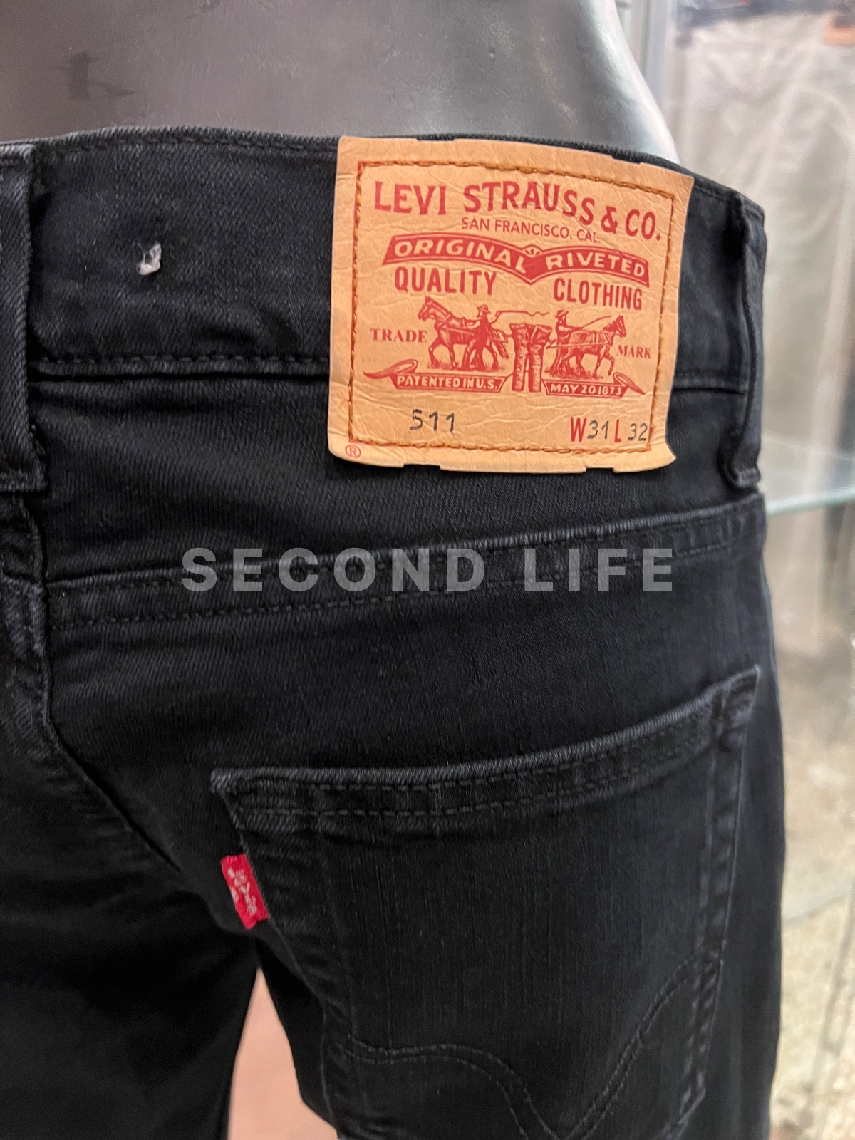 Jeans Levi's 511 Slim in misto cotone (L donna), foto 2