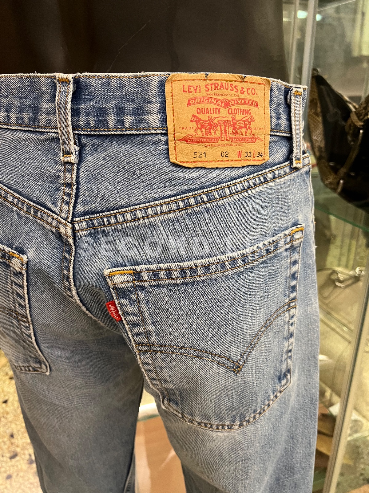 Jeans Levi's 521 in cotone, foto 2