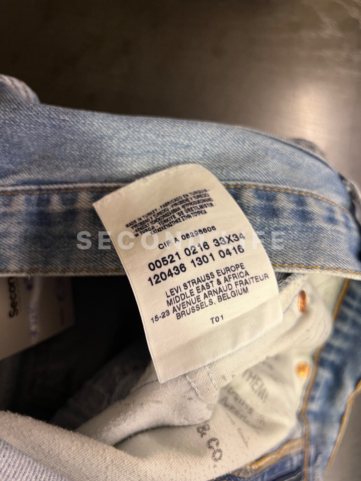 Jeans Levi's 521 in cotone, foto 4