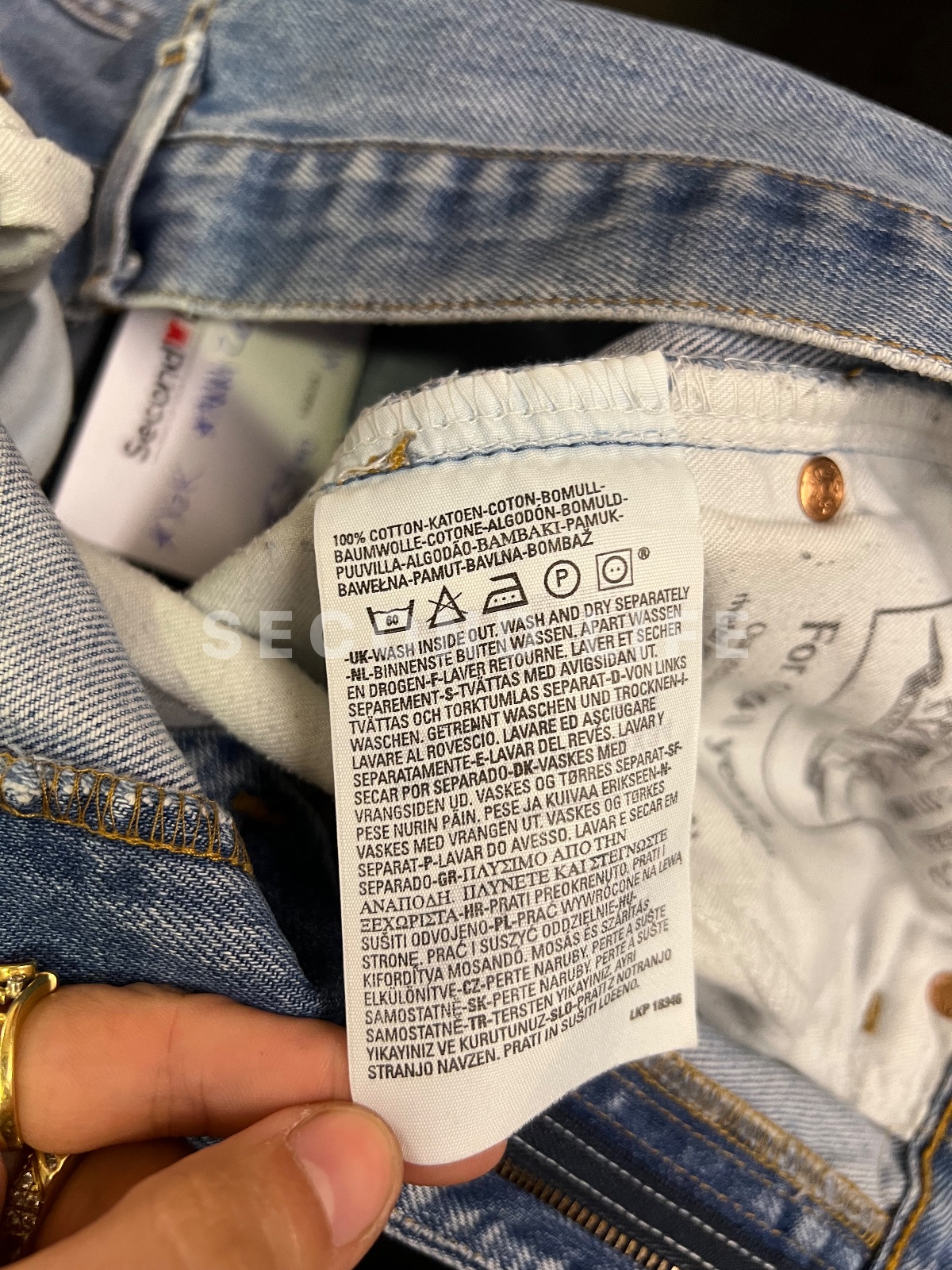 Jeans Levi's 521 in cotone, foto 5