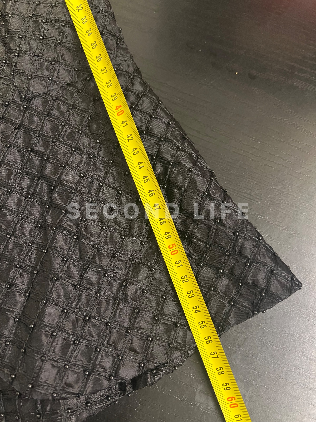 Completo abito e giacca nero con perline, foto 11