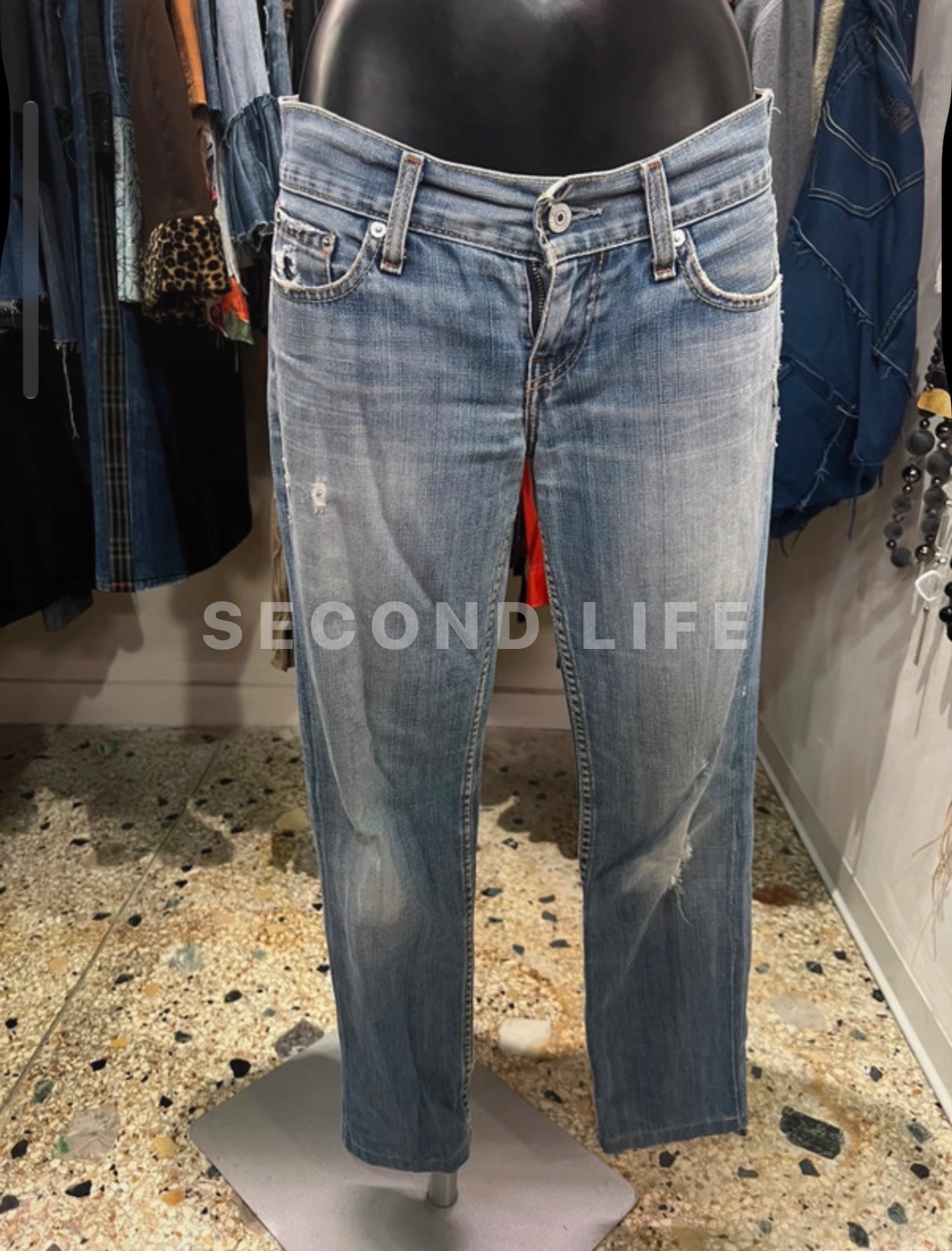 Jeans Levi's Patty Anne Square Cut (M/L), foto 3