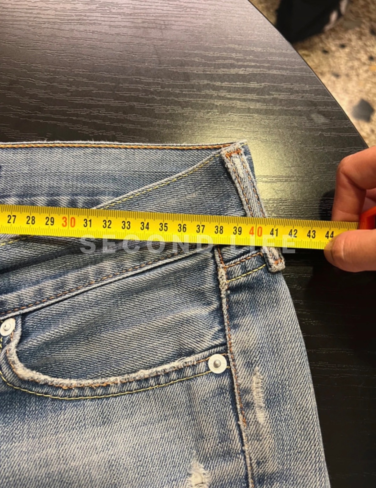 Jeans Levi's Patty Anne Square Cut (M/L), foto 6