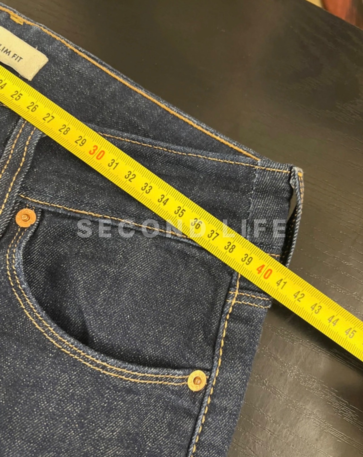 Jeans Levi's 571 Slim Fit in cotone elasticizzato, foto 6