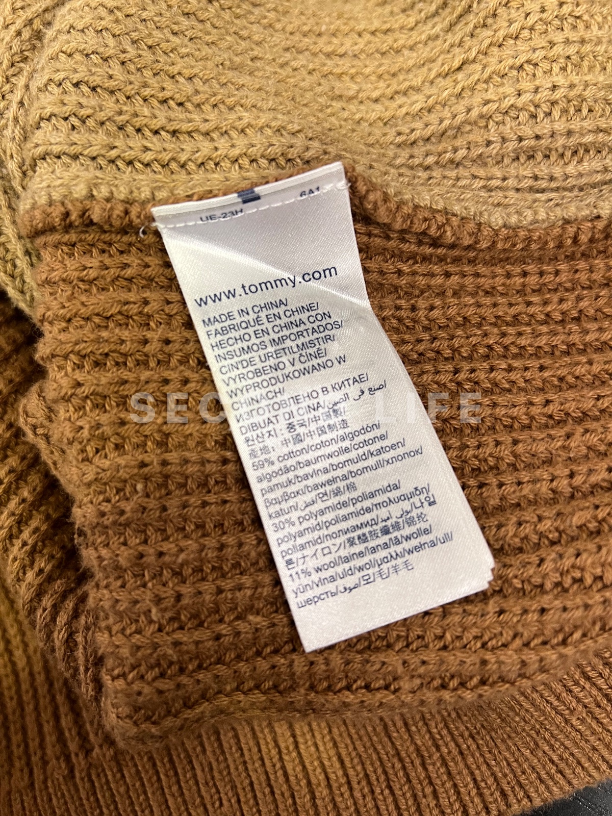 Maglione Tommy Hilfiger a maglia S uomo, foto 3
