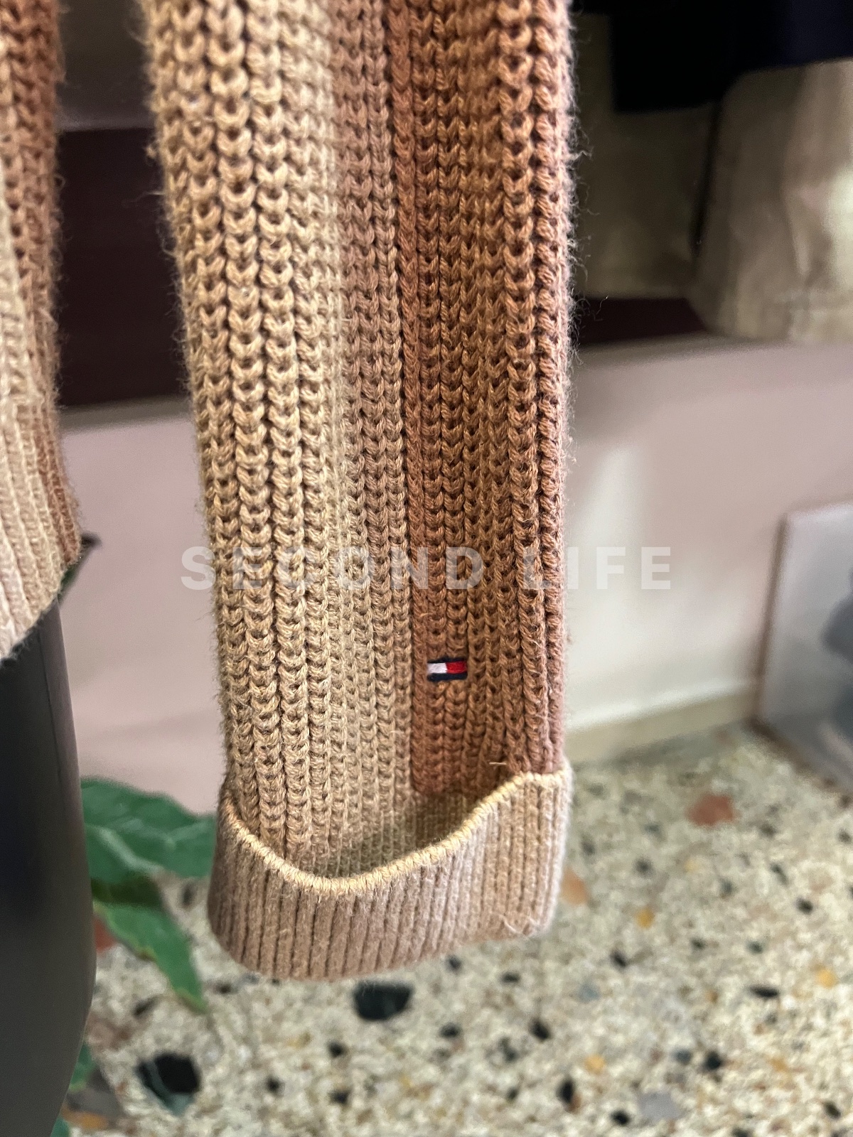 Maglione Tommy Hilfiger a maglia S uomo, foto 4