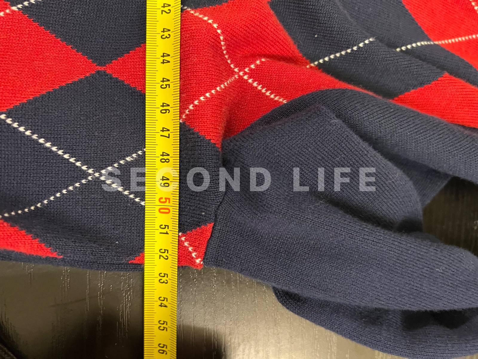Maglione Tommy Hilfiger a rombi in cotone, foto 6