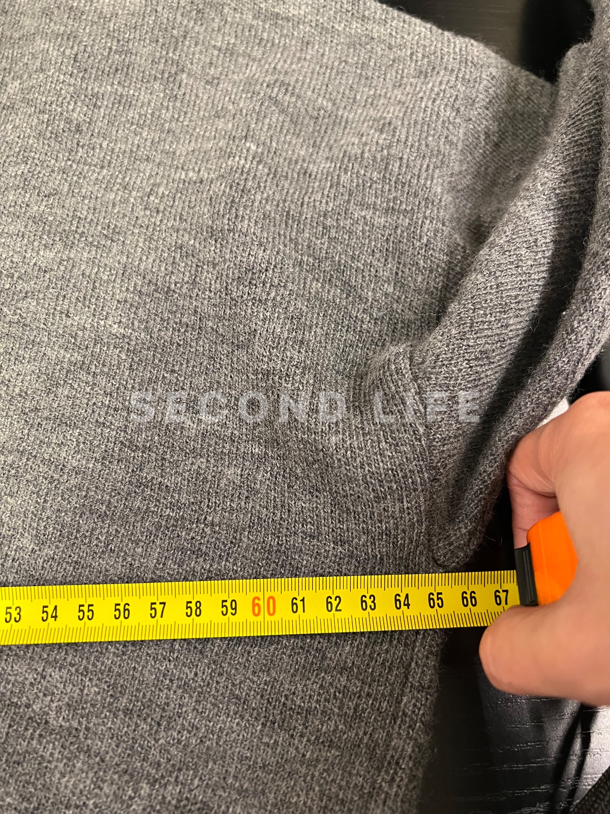 Maglione Chemise Lacoste scollo a V in misto lana, foto 7