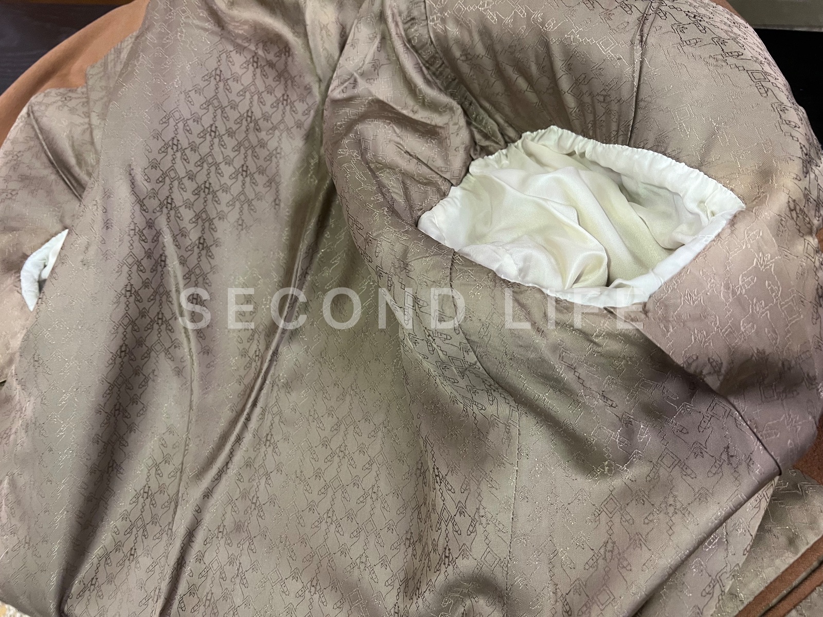 Hermès – Blazer monopetto in 100% Cachemire Cammello – Tg. 54, foto 9