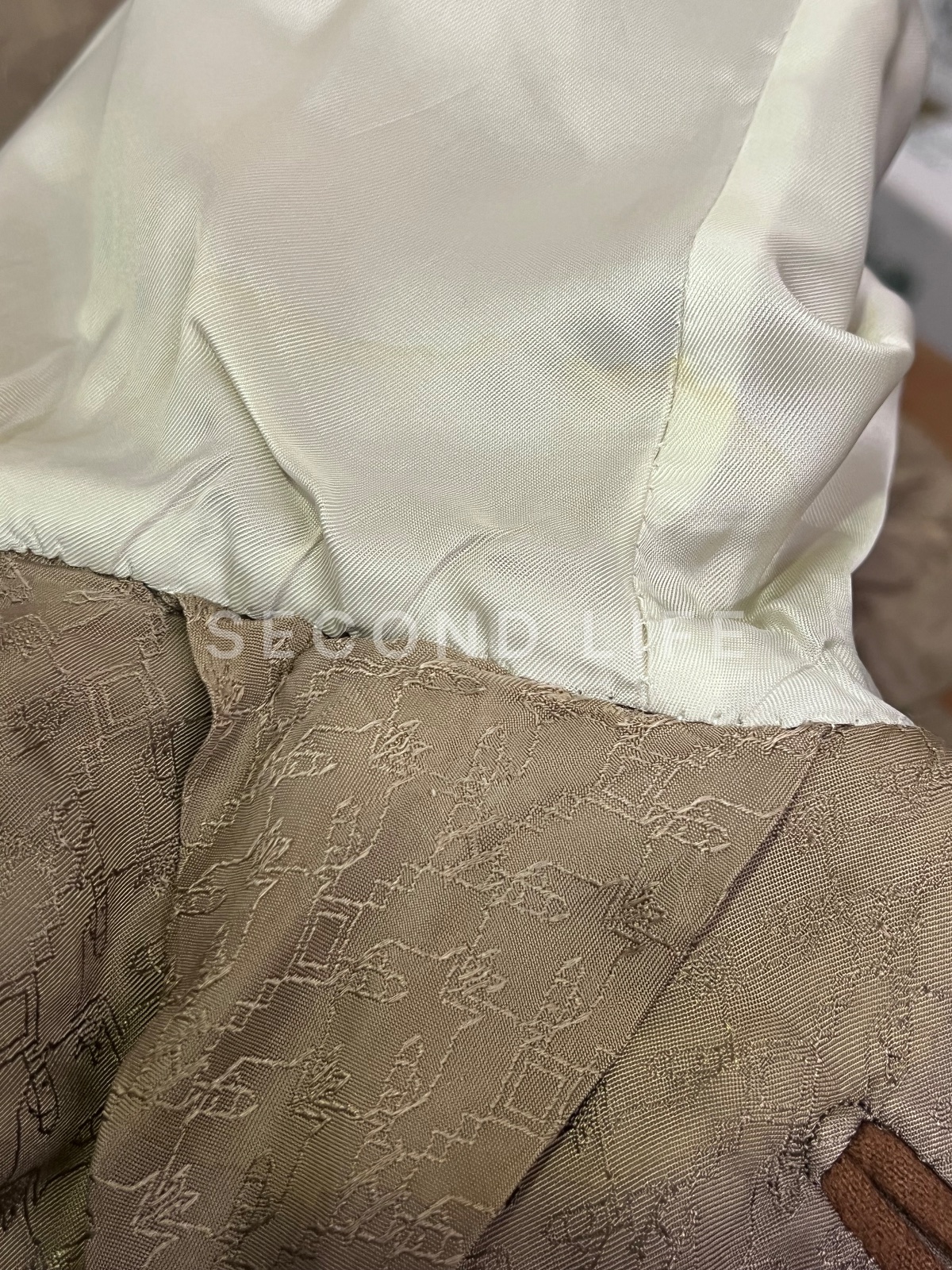 Hermès – Blazer monopetto in 100% Cachemire Cammello – Tg. 54, foto 10