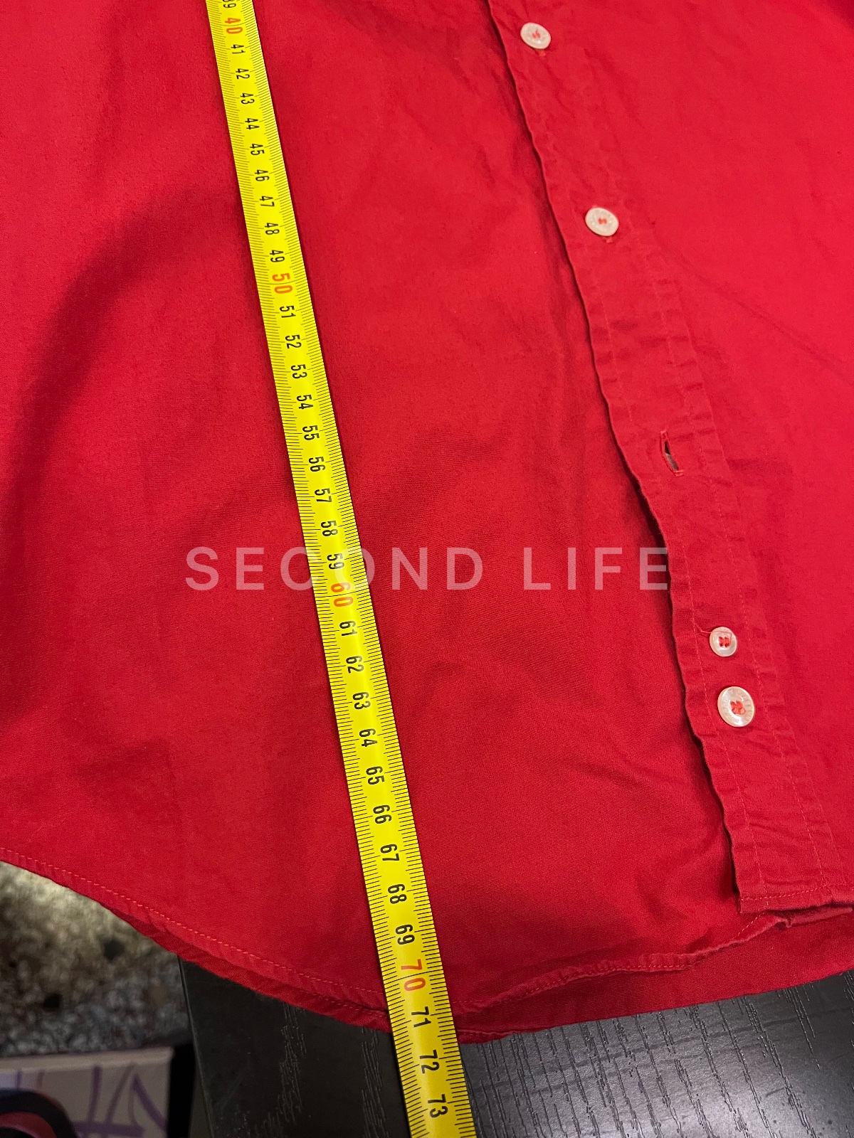 Camicia Burberry London Slim Fit in Cotone - Rosso (Taglia XS), foto 8