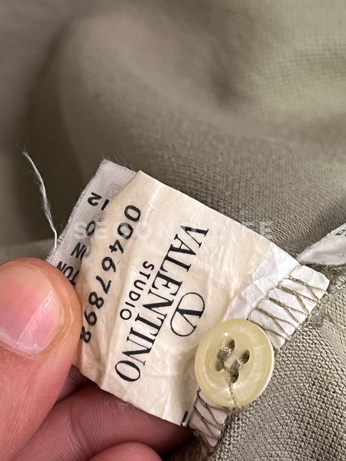 Maglia Valentino Studio a maniche lunghe in cotone, foto 4