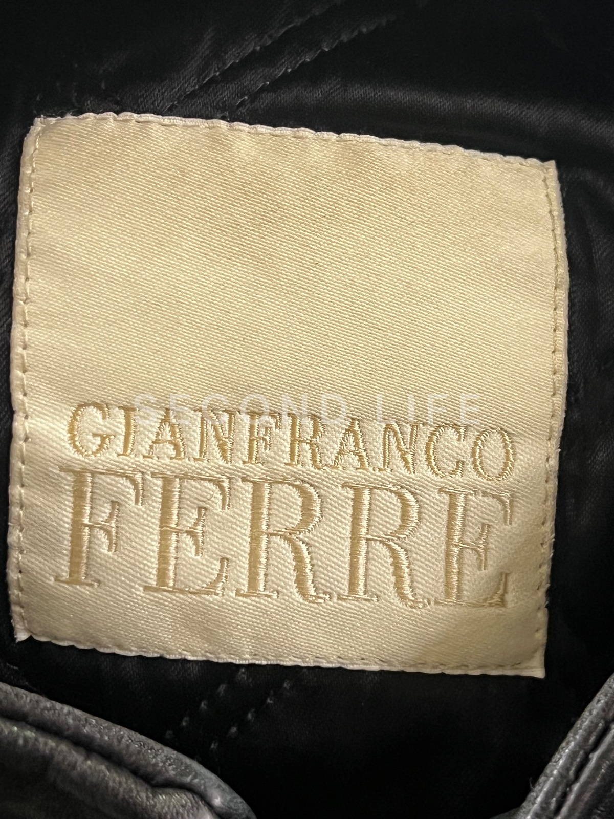 Giacca Biker Vera Pelle Gianfranco Ferrè Archive / Taglia, foto 8