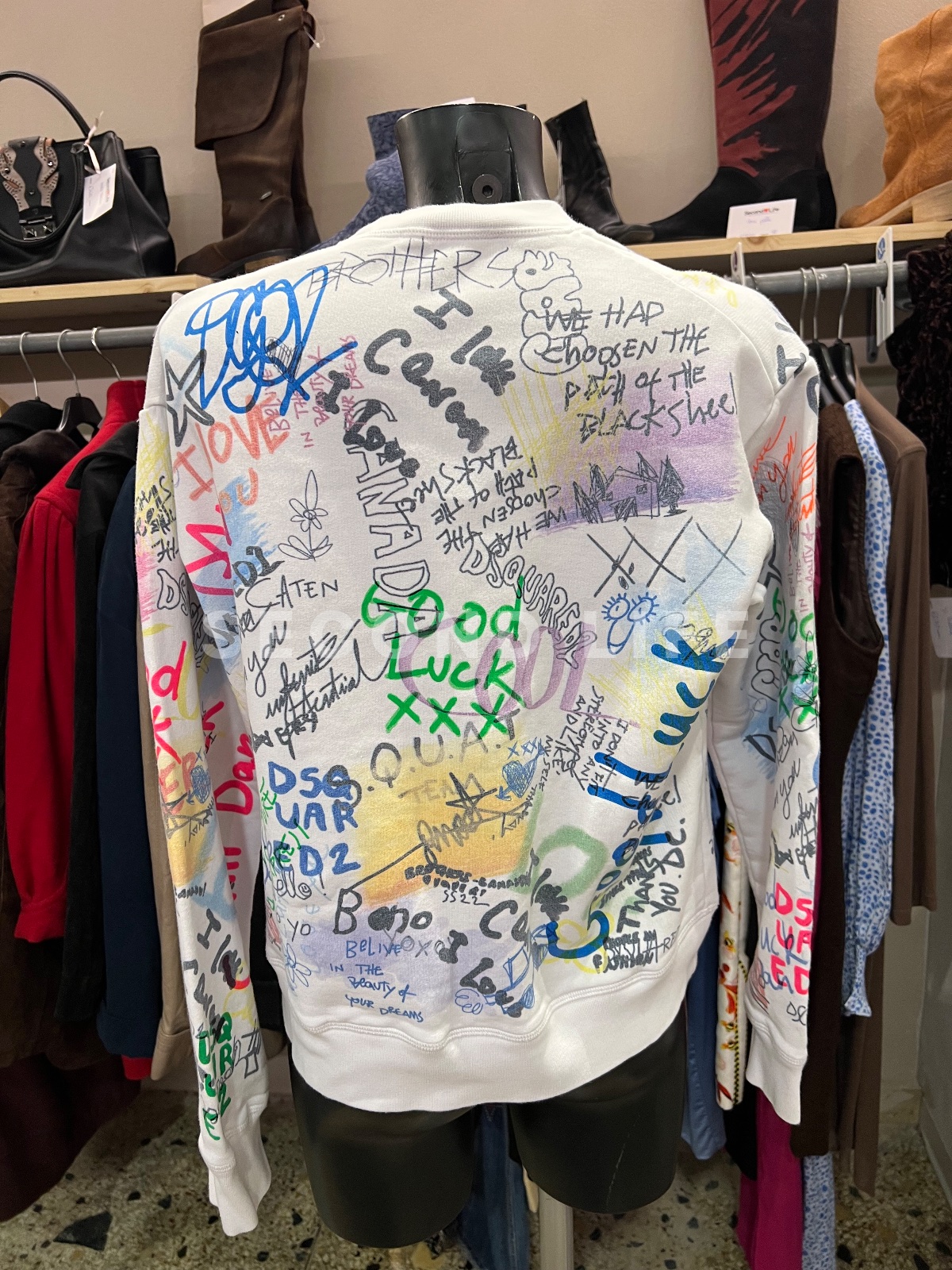 Felpa giricollo Dsquared2 Cool fit, foto 5
