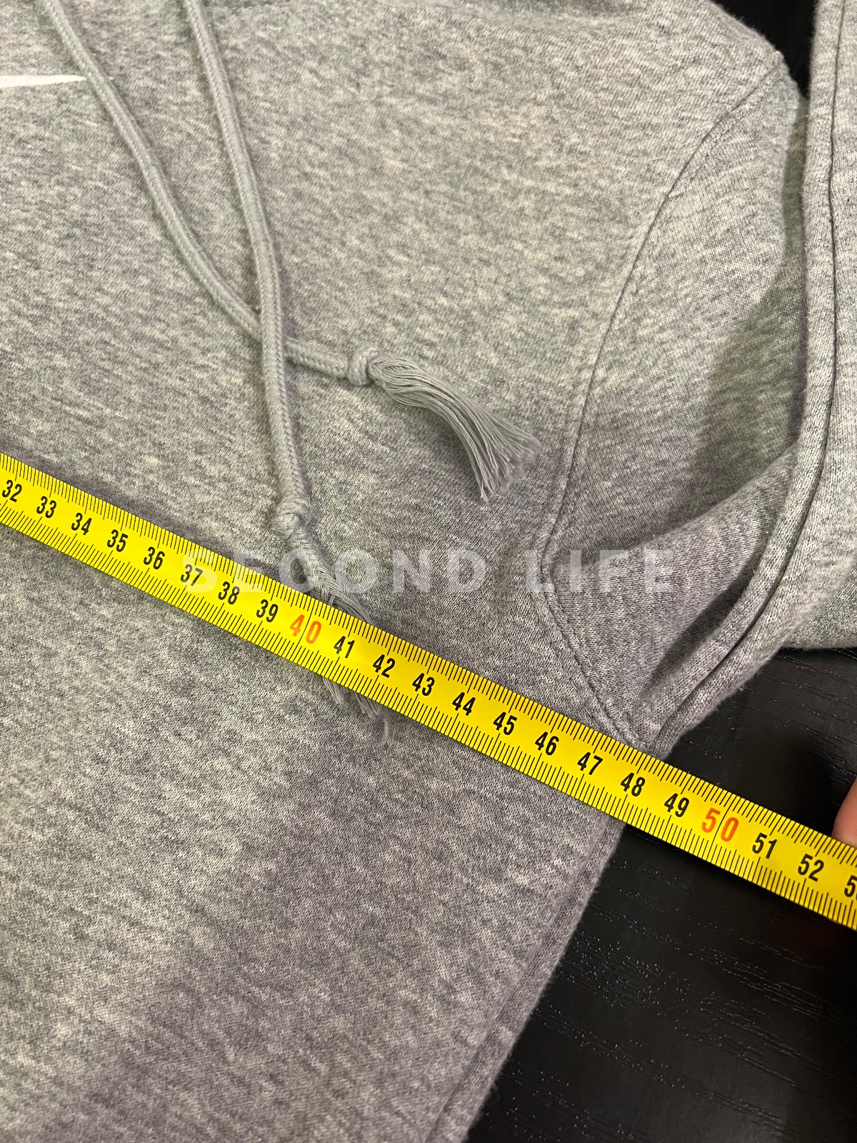 Completo felpa e pantalone Nike in misto cotone grigio, foto 6
