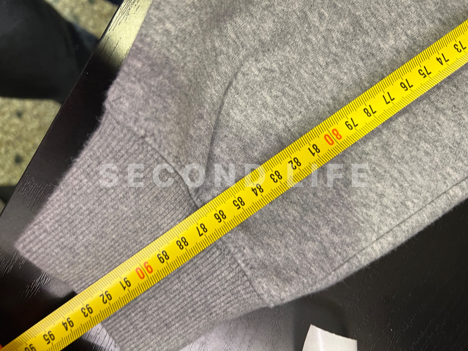 Completo felpa e pantalone Nike in misto cotone grigio, foto 10
