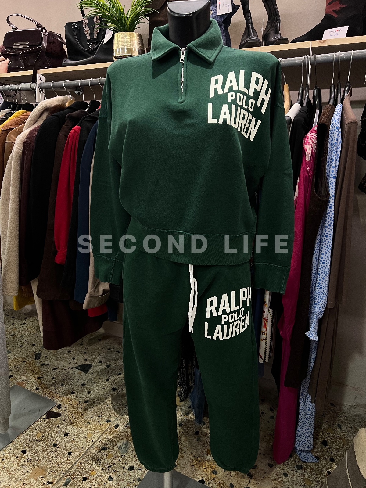 Pantaloni Ralph Lauren Pantalone e felpa in misto cotone