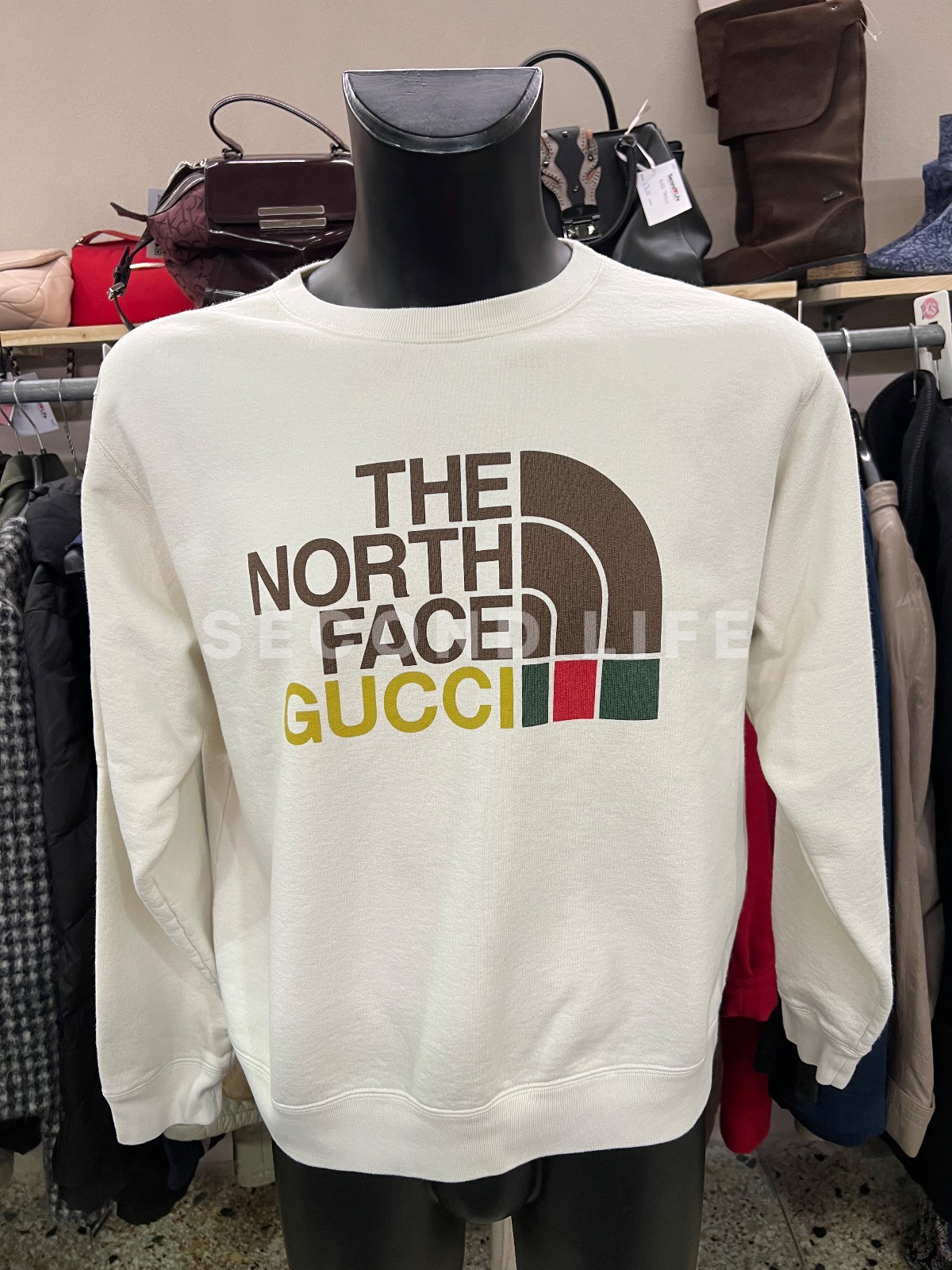 Maglia The North Face X Gucci Felpa girocollo in cotone