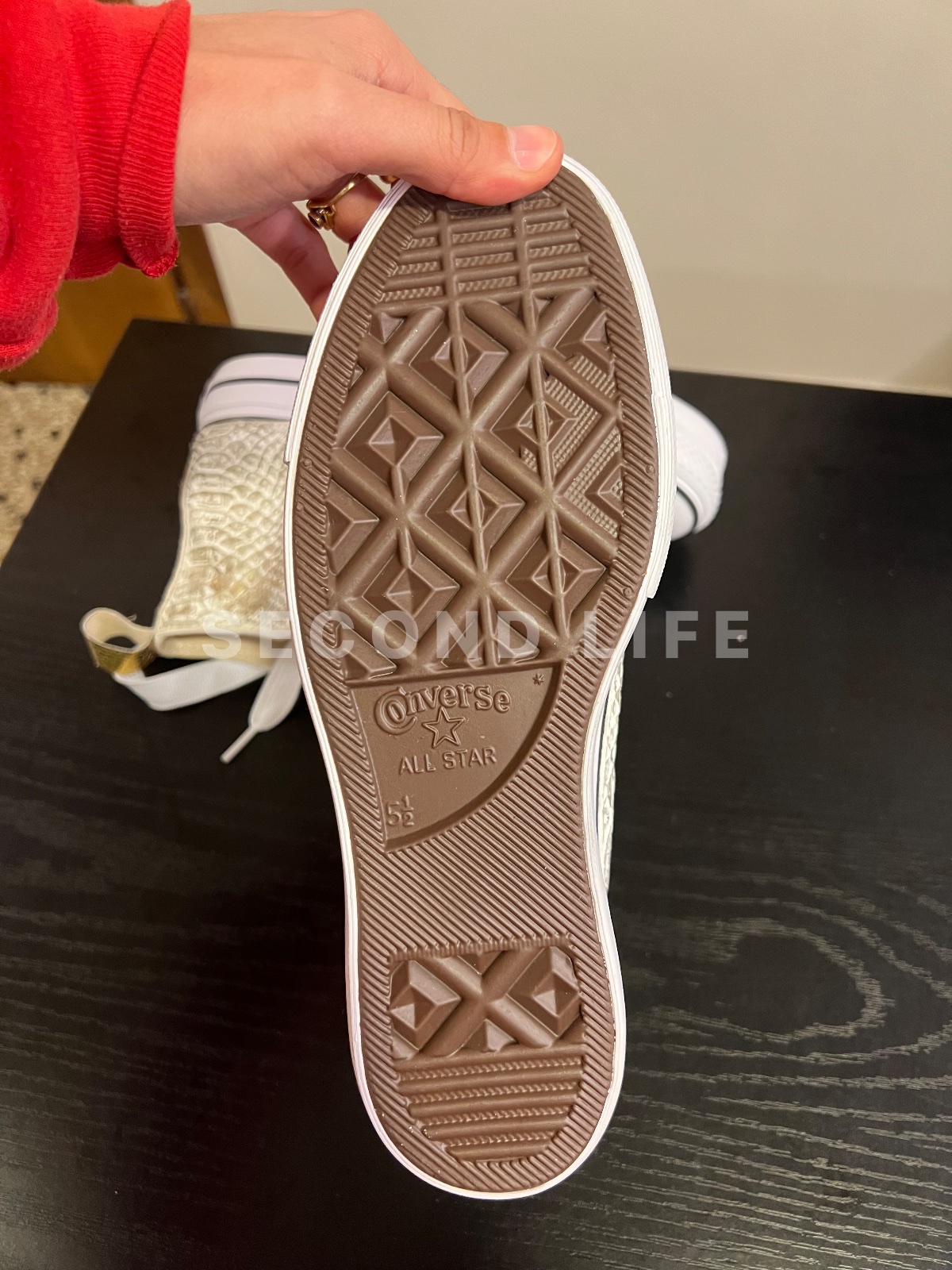 Scarpe Converse Platform pitonate in sintetico, foto 5