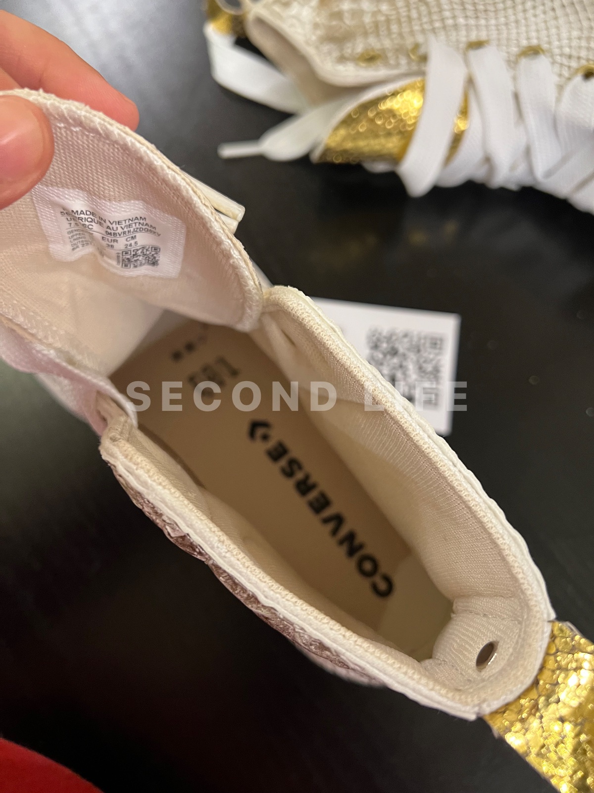 Scarpe Converse Platform pitonate in sintetico, foto 6