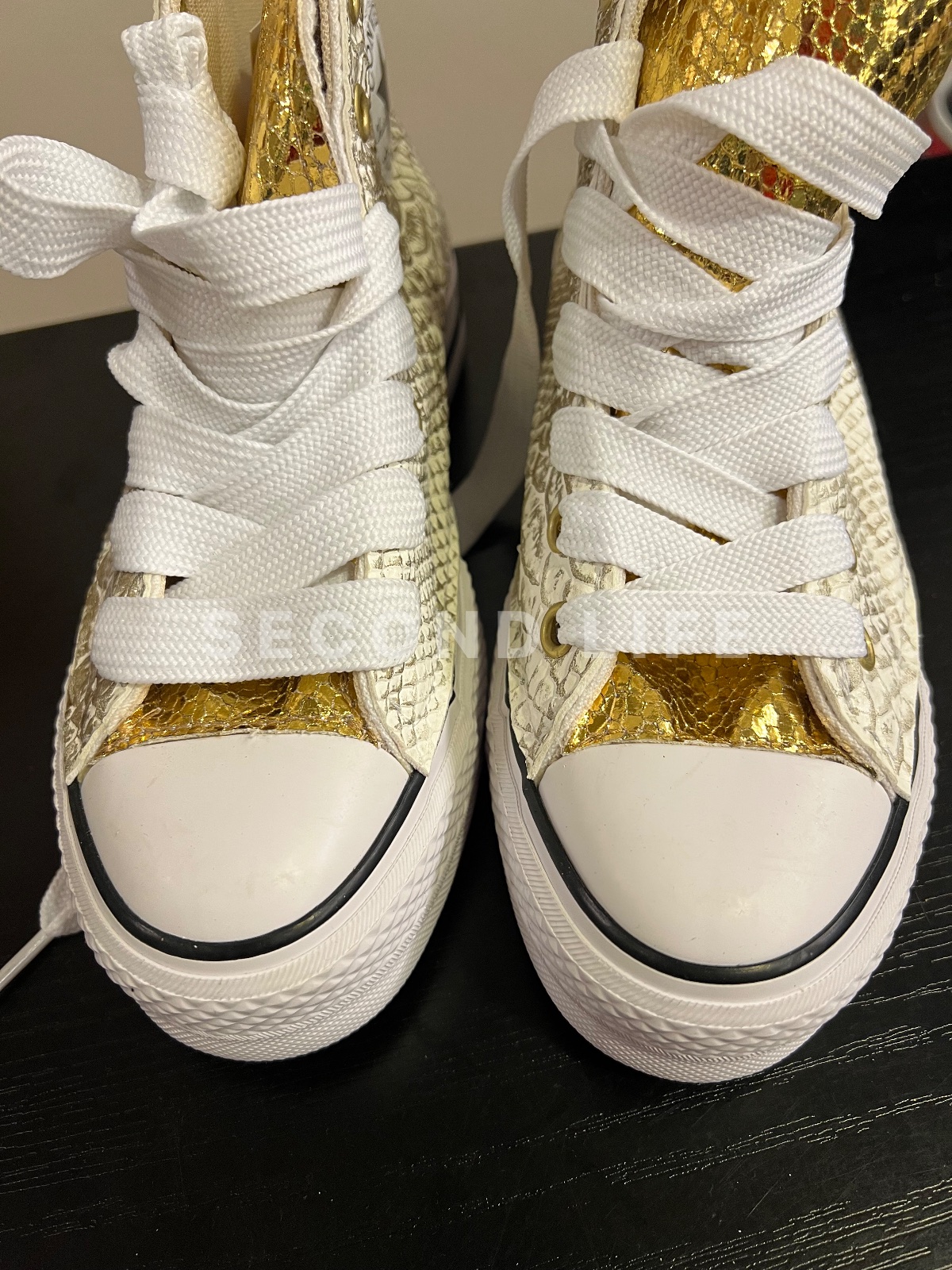 Scarpe Converse Platform pitonate in sintetico, foto 8