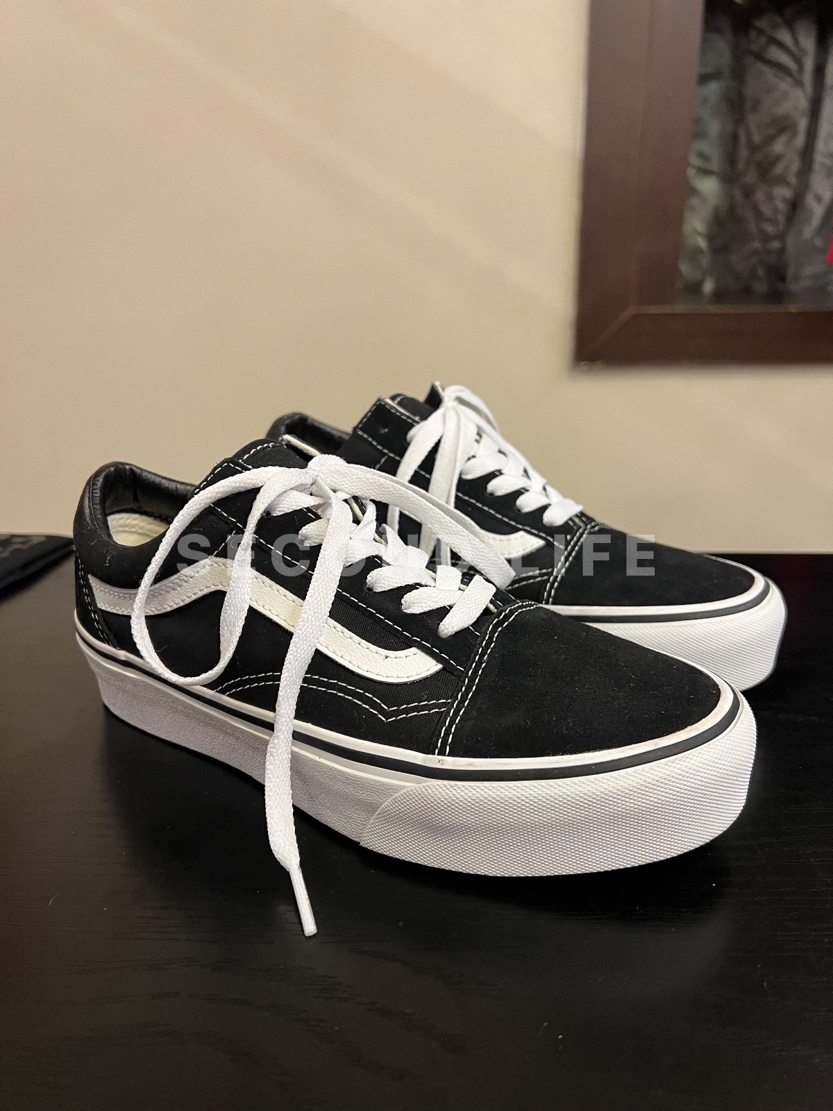 Scarpe Vans Platform in tela e suede