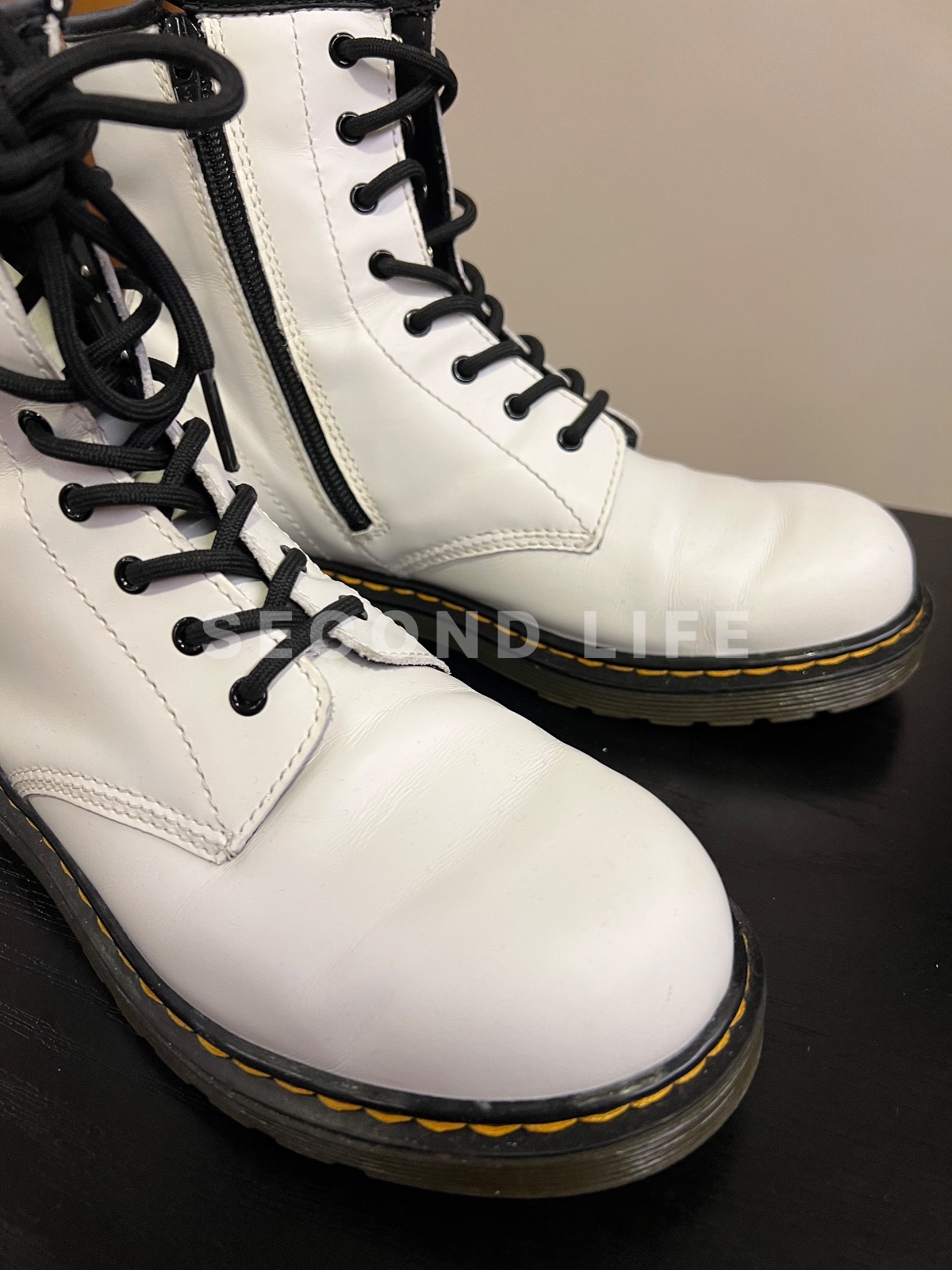 Scarpe Dr. martens 1460 collar in pelle, foto 4