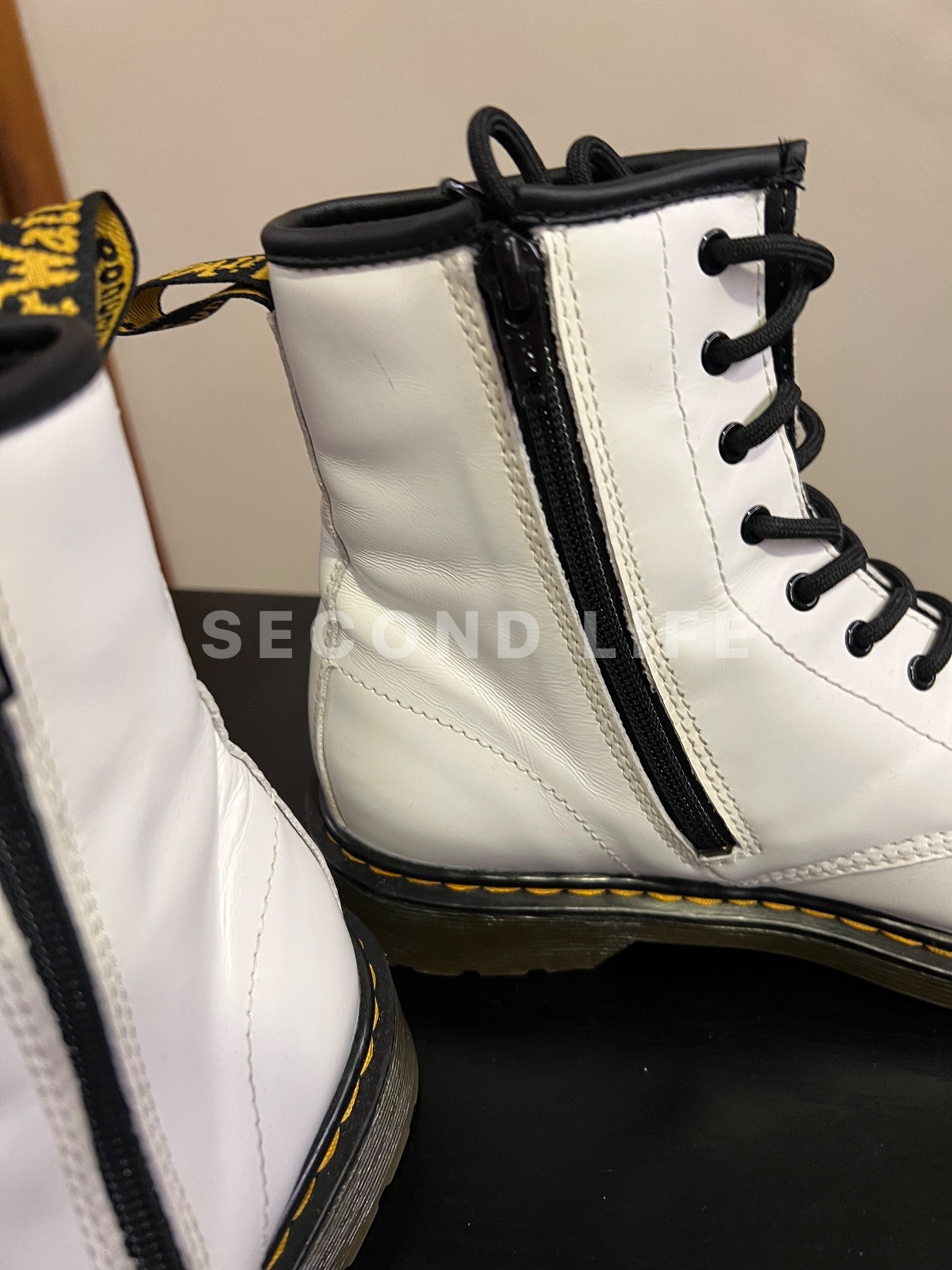 Scarpe Dr. martens 1460 collar in pelle, foto 5