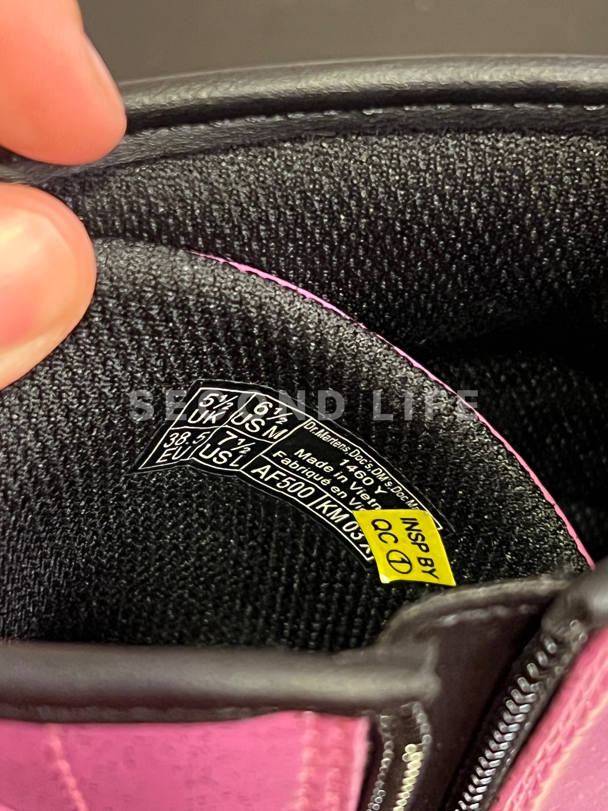 Scarpe Dr. martens 1460 Y in sintetico, foto 2