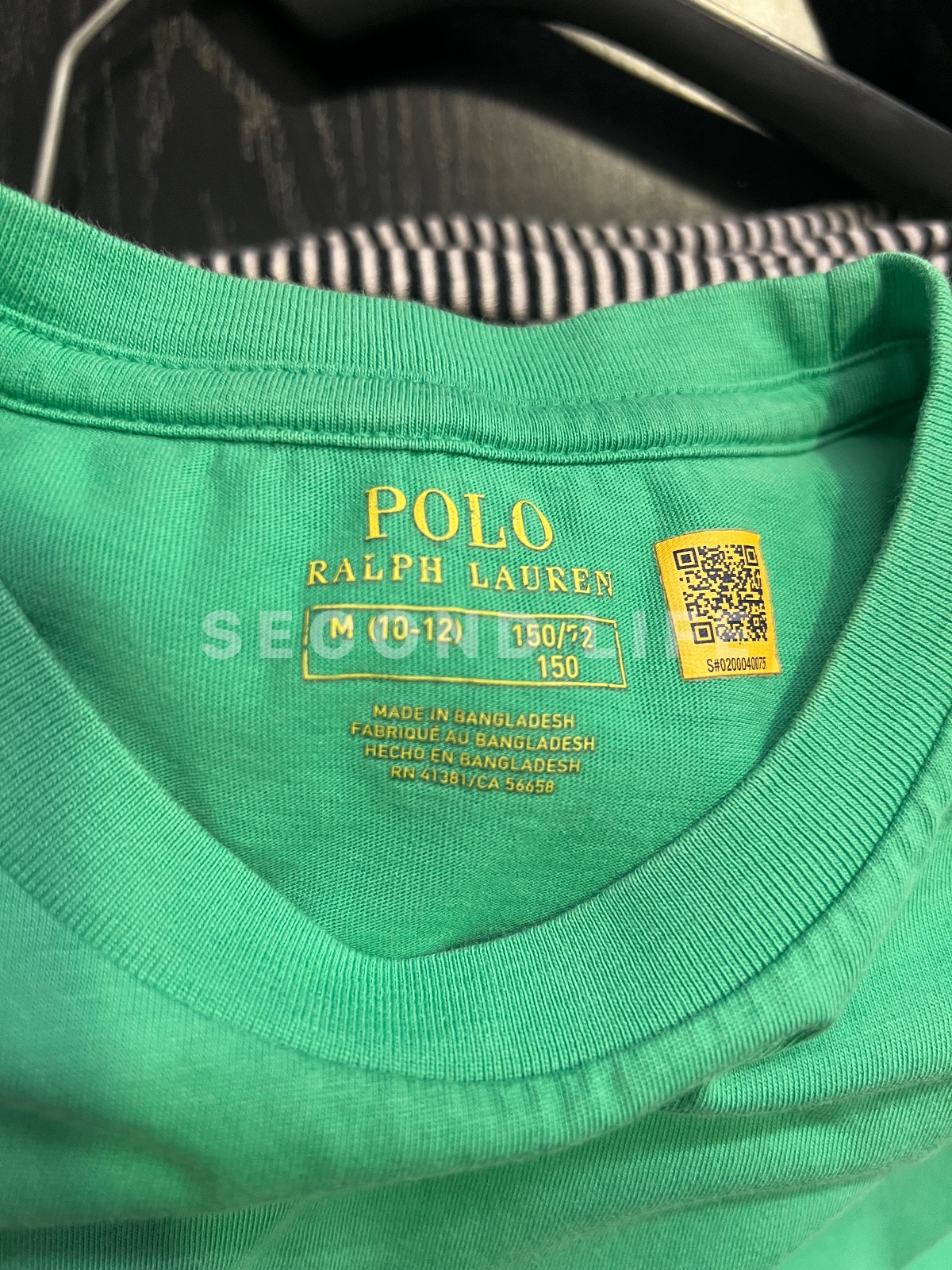Maglia Ralph Lauren T-shirt girocollo in cotone, foto 2